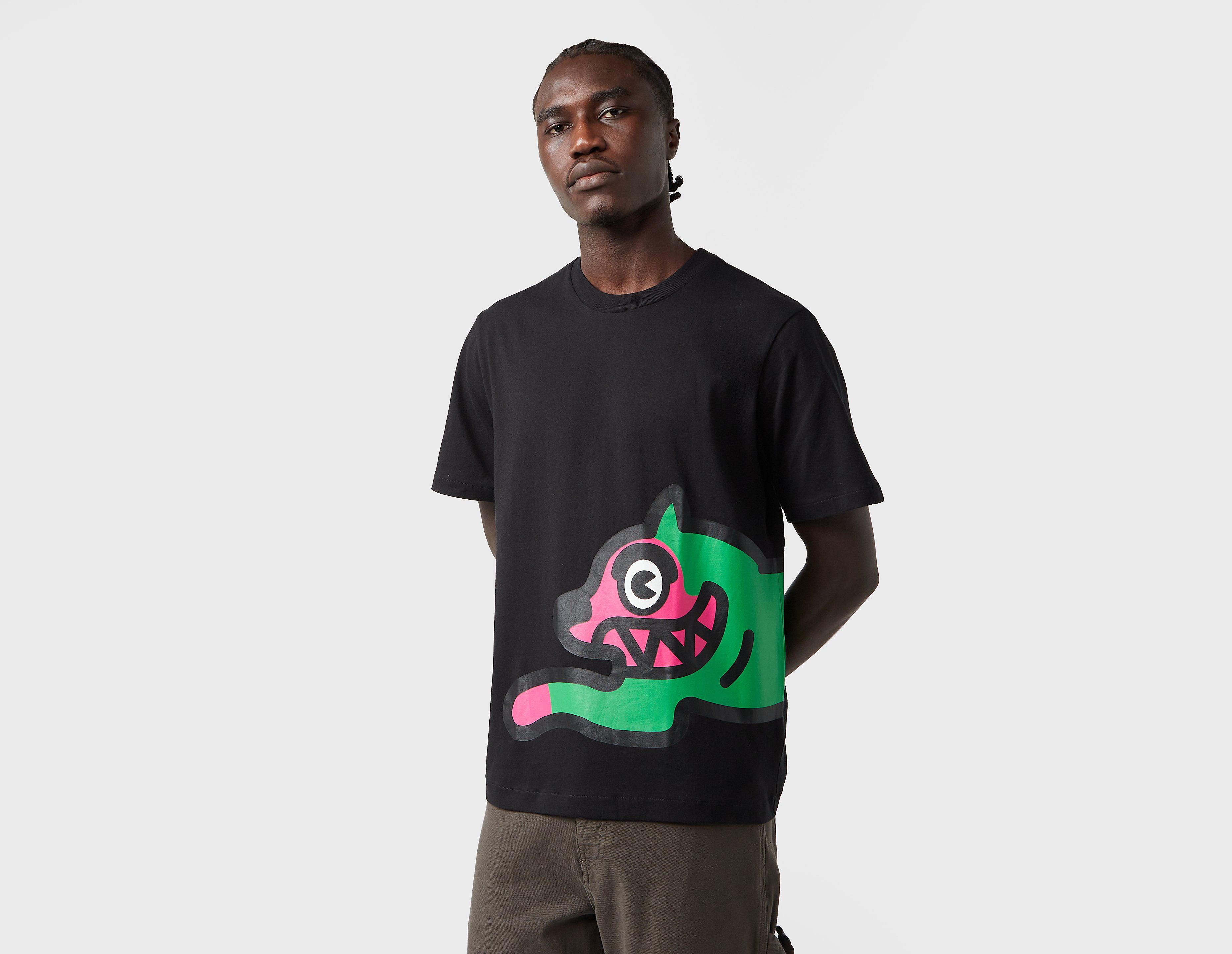 ICECREAM Jumbo Running Dog T-Shirt, Black