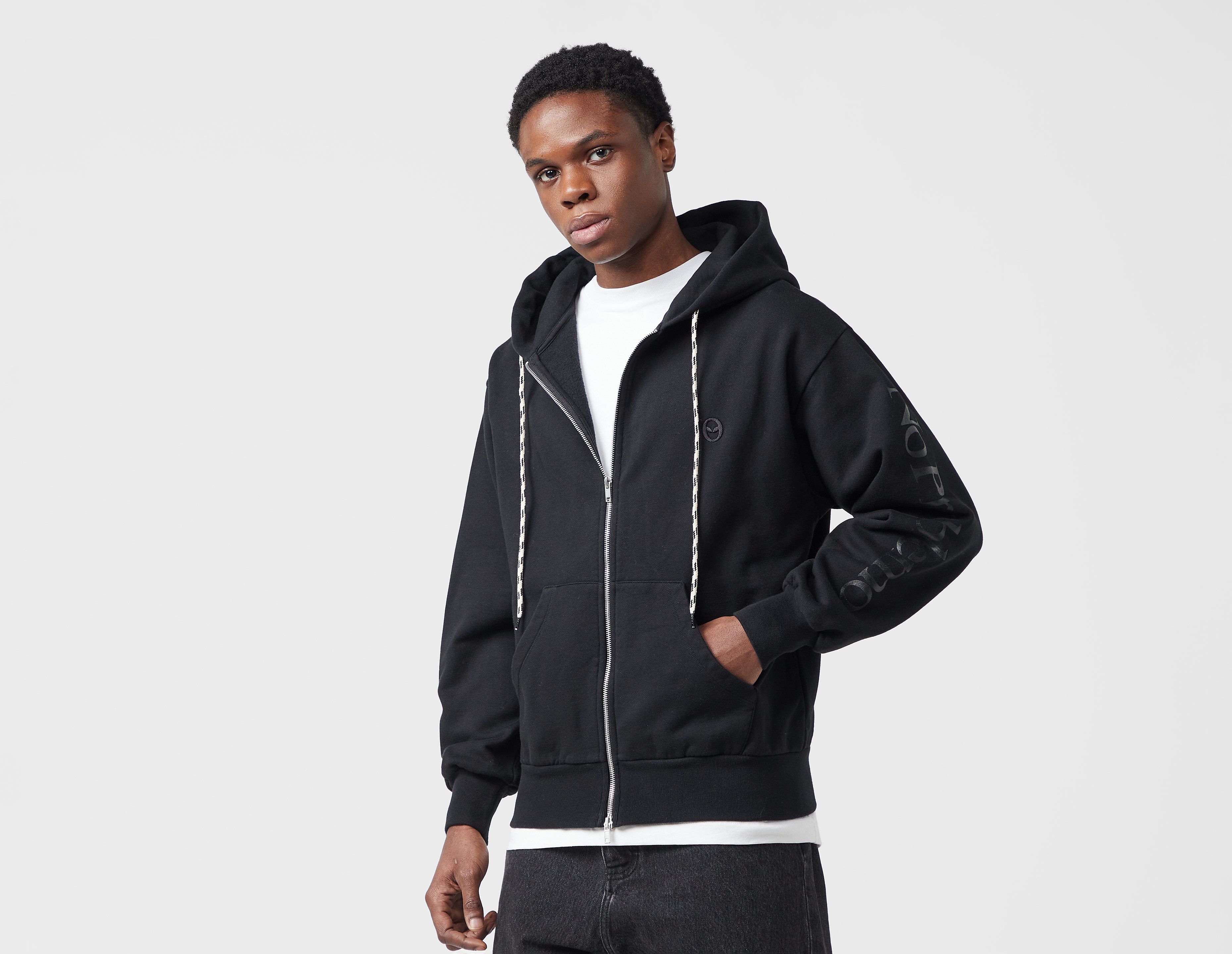 No Problemo Alien Zip Through Hoodie, Black