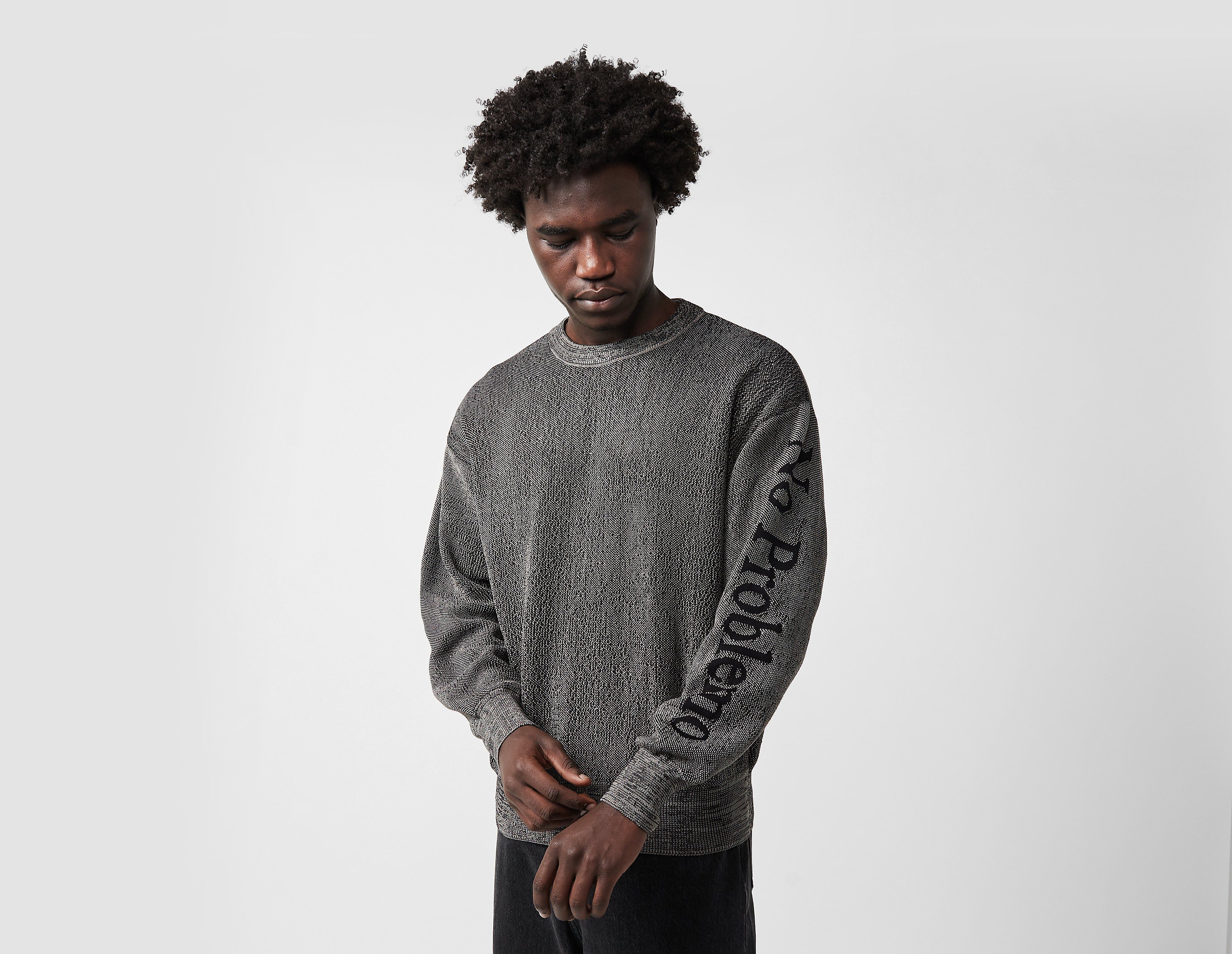 No Problemo Glitch Crew Neck Knit Jumper