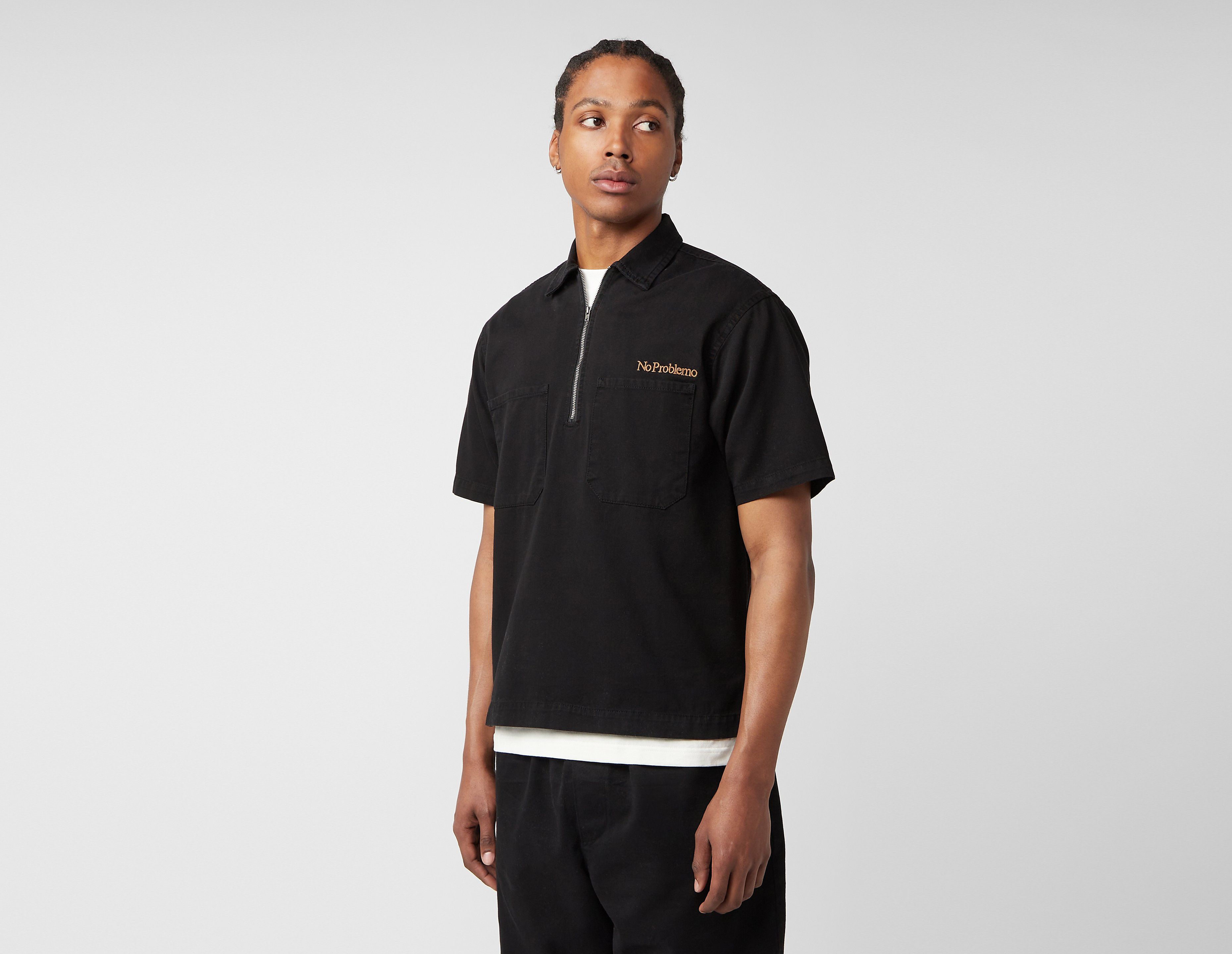 No Problemo Mini Problemo Work Shirt, Black