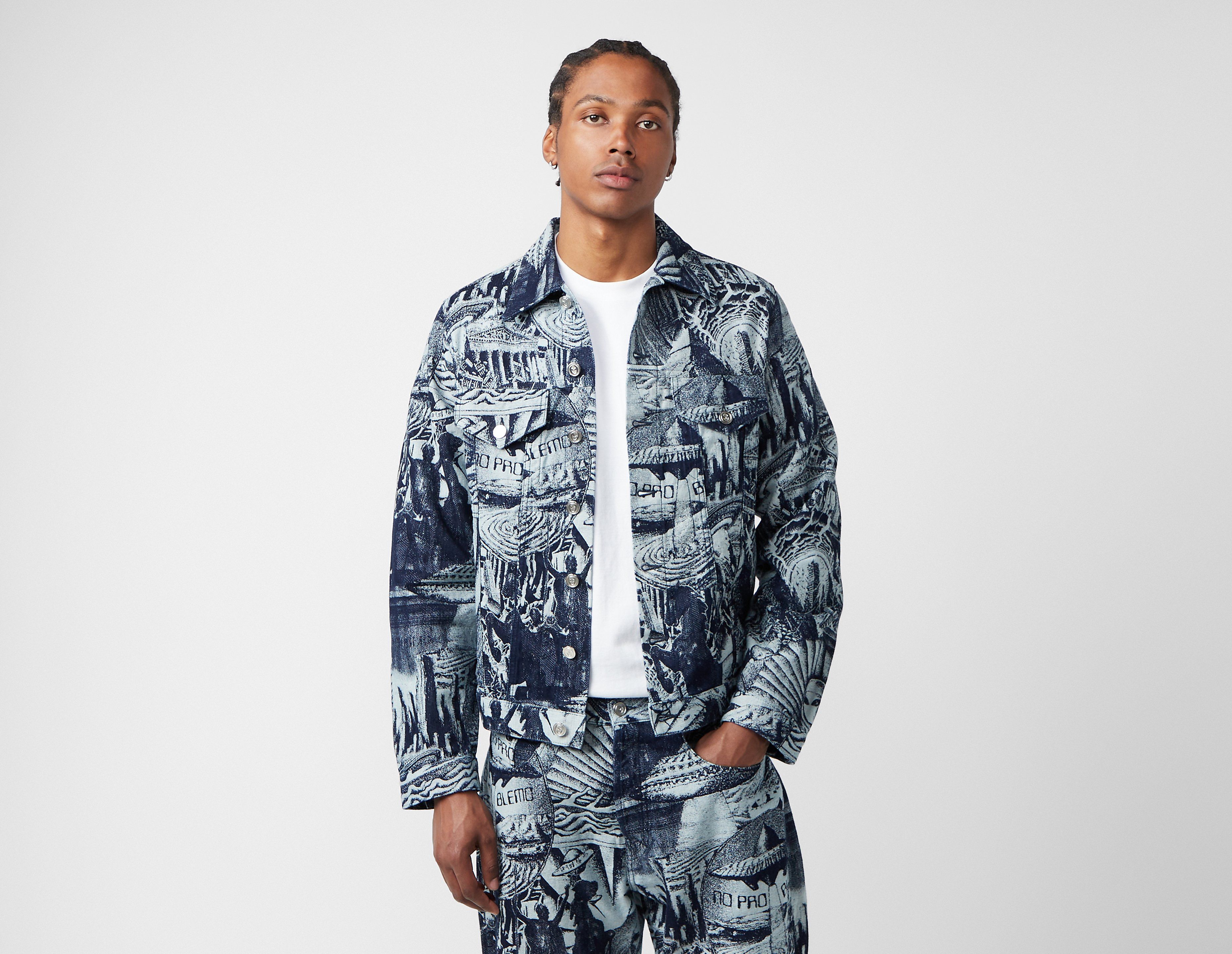 No Problemo Apocalypse Denim Jacket, Blue