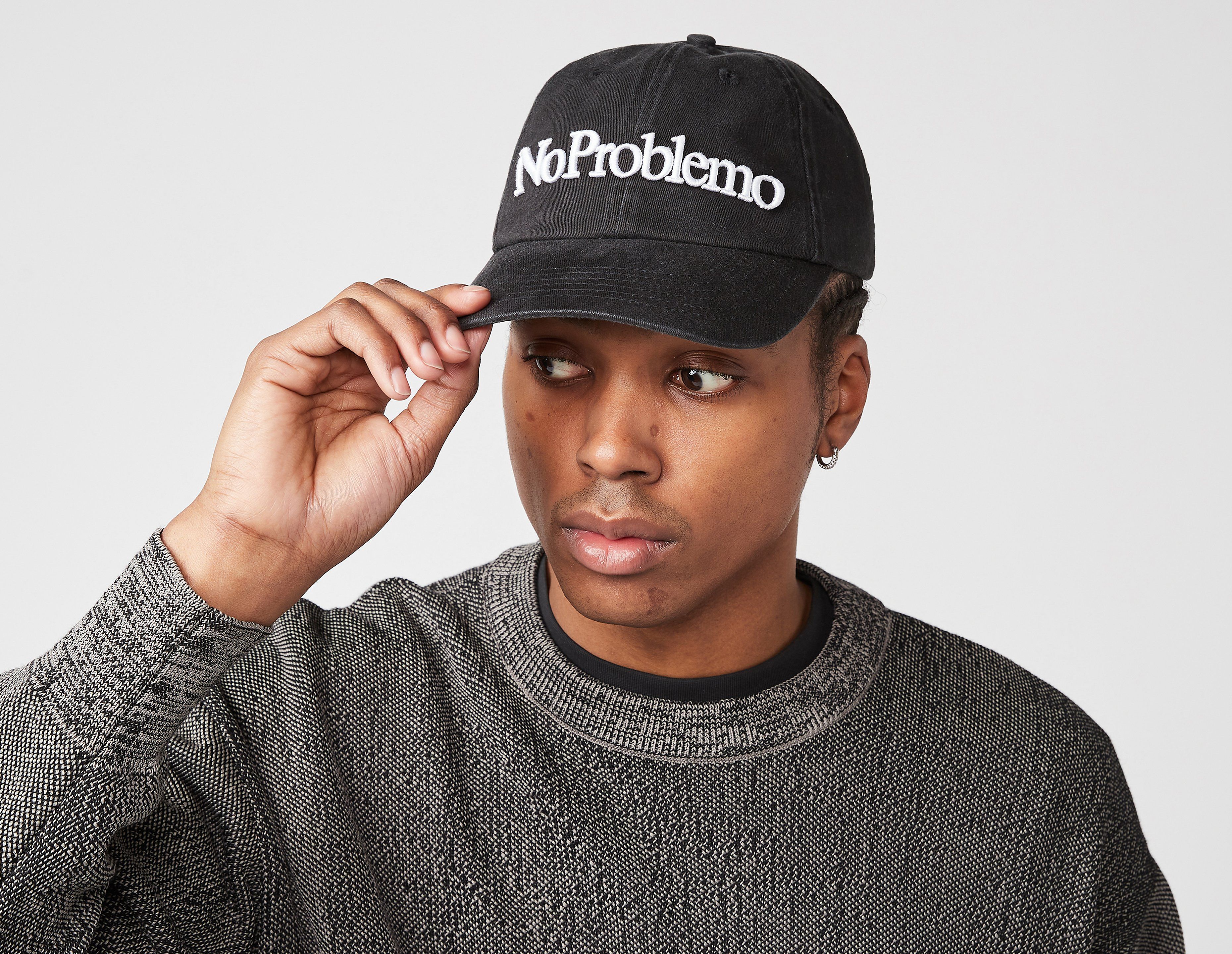 No Problemo Logo Cap, Black