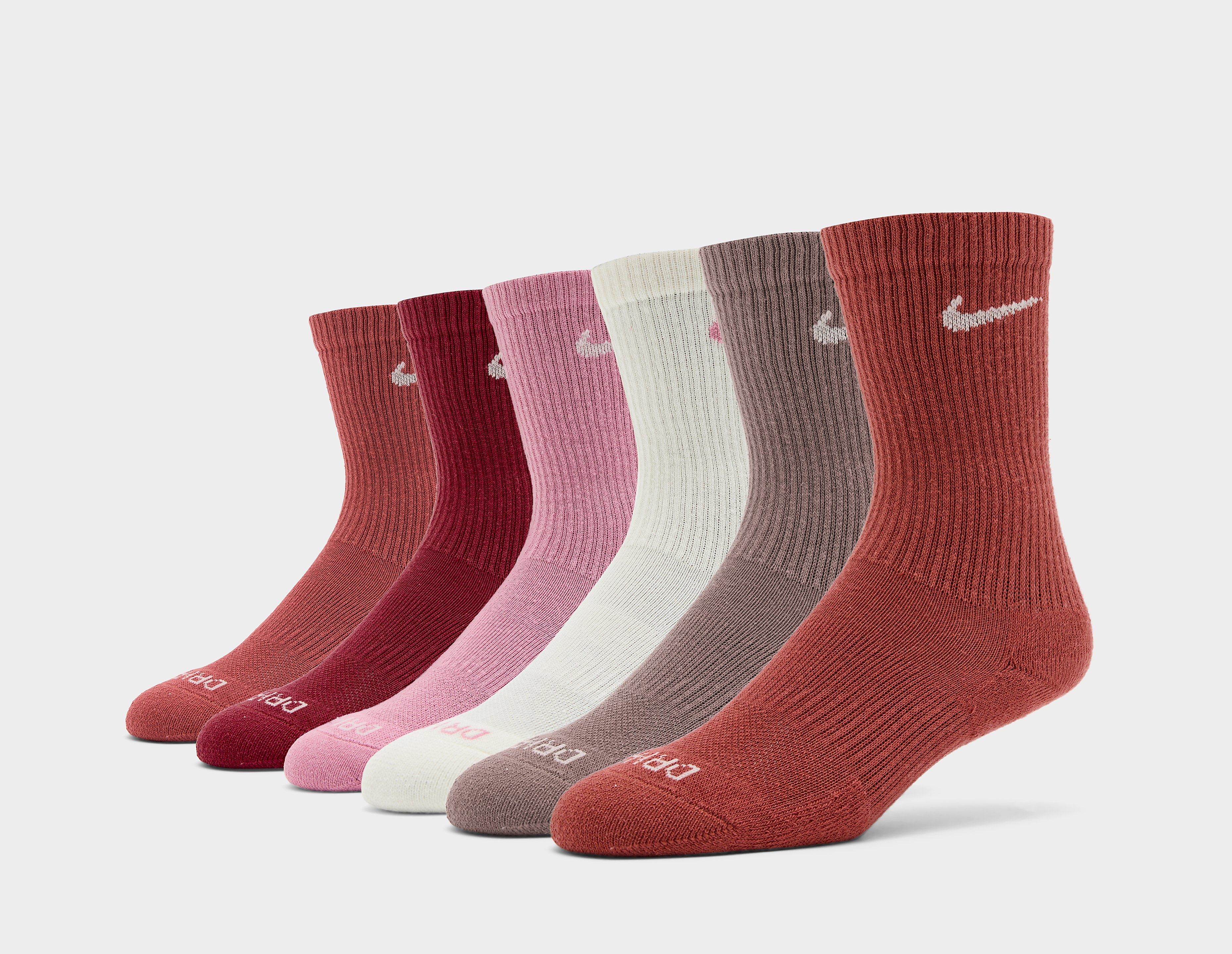 Nike 6-Pack Everyday Cushioned Training Crew Socks