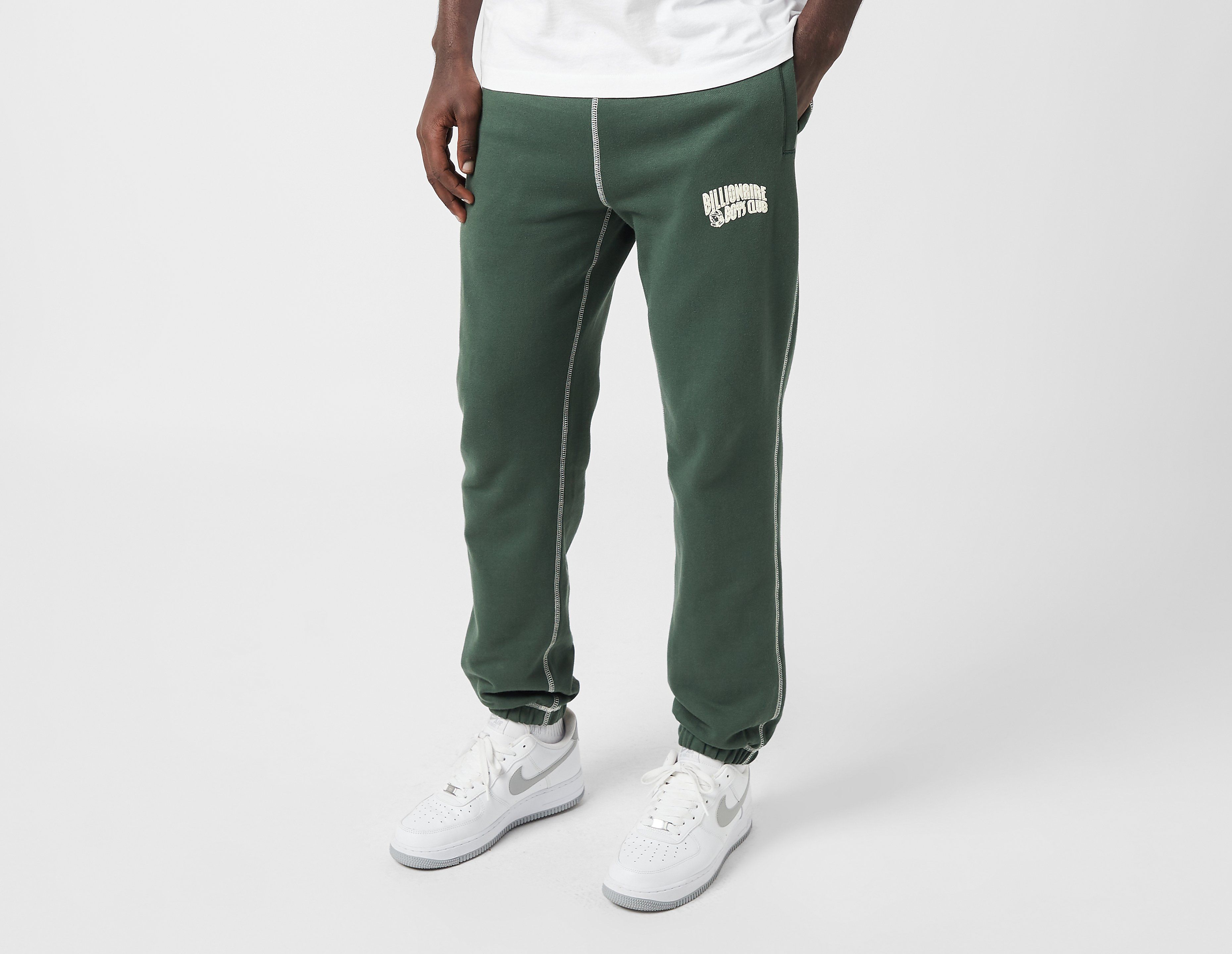 Billionaire Boys Club Contrast Stitch Small Arch Logo Joggers, Green
