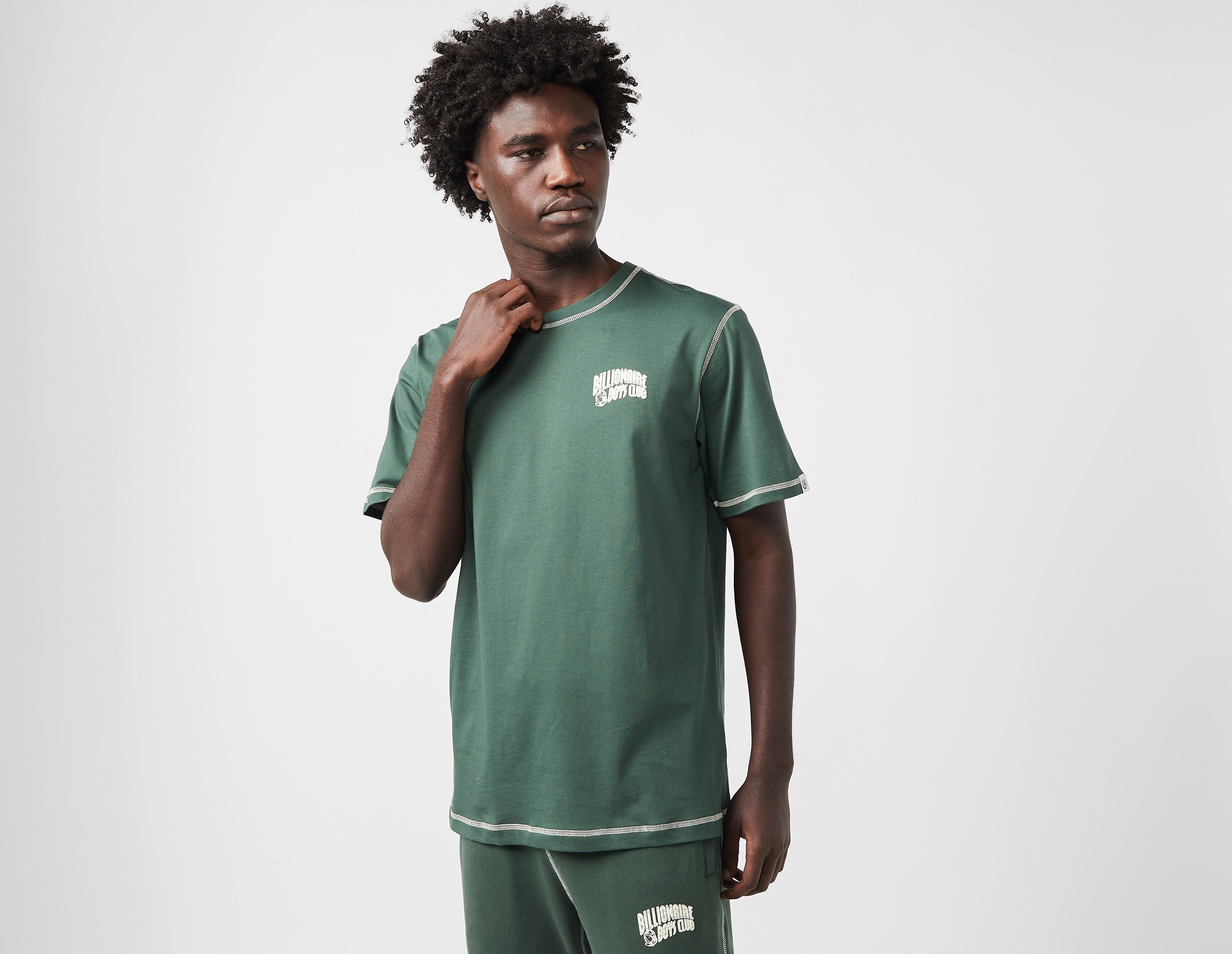 Billionaire Boys Club Contrast Stitch Small Arch Logo T-Shirt, Olive