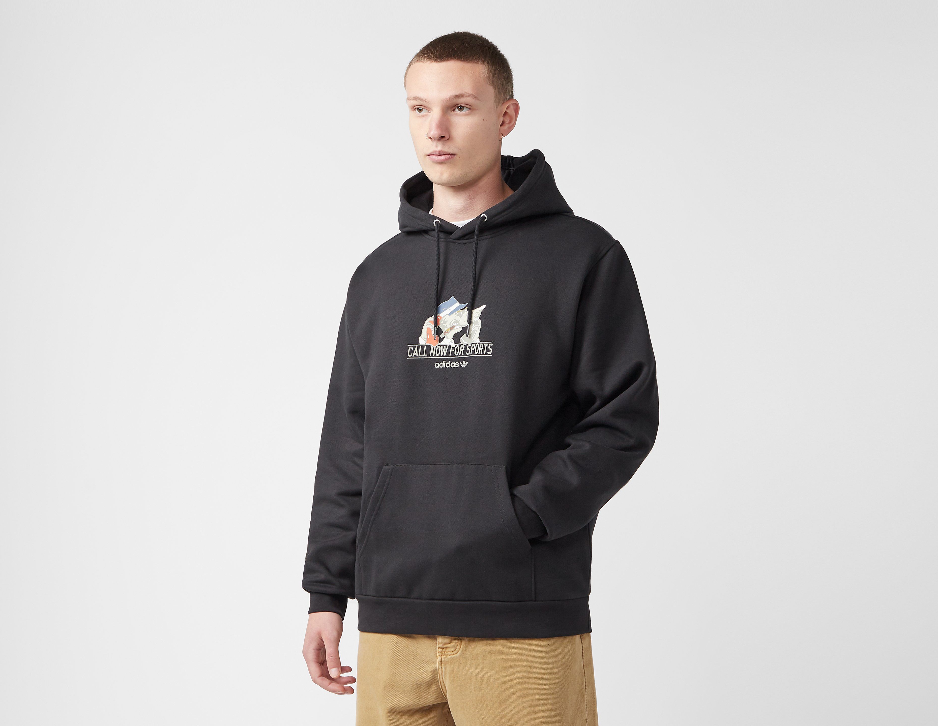 adidas Originals Call Now For Sports Hoodie, Black