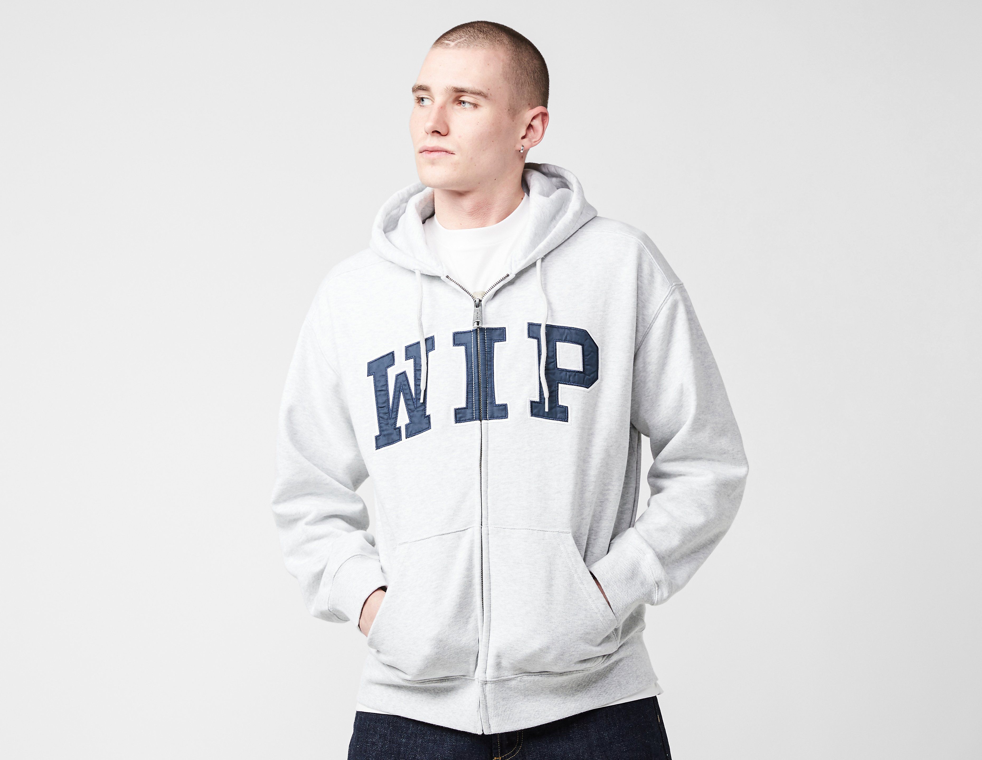 Carhartt WIP Zip Hoodie, Grey