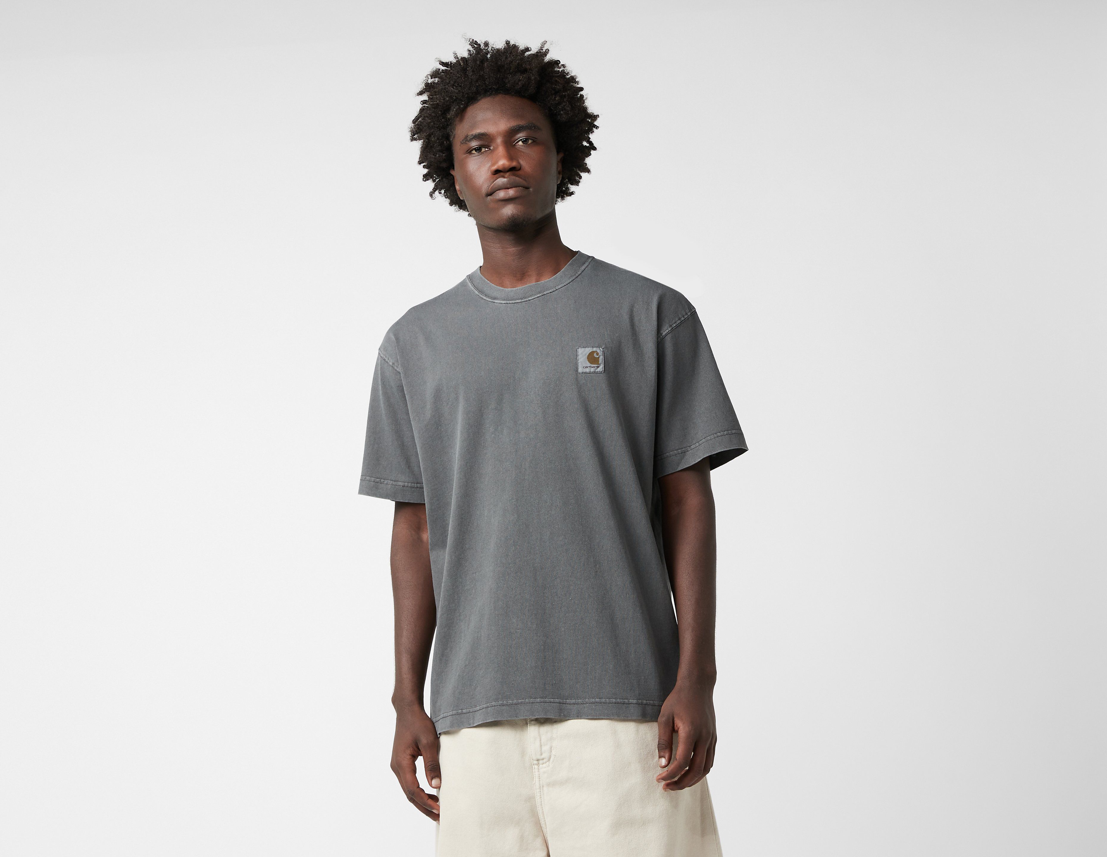 Carhartt WIP Nelson Washed T-Shirt, Grey