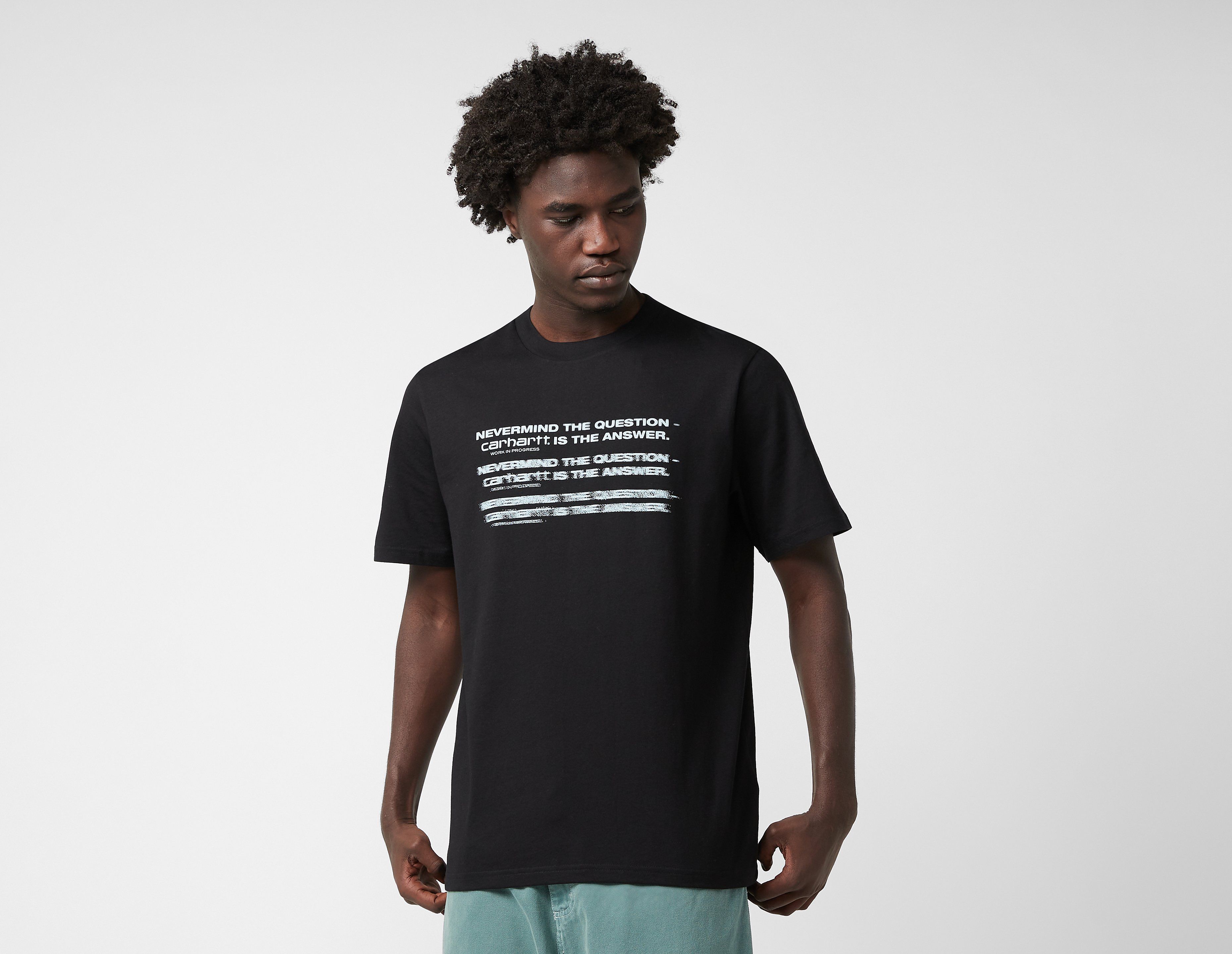Carhartt WIP Nevermind T-Shirt, Black