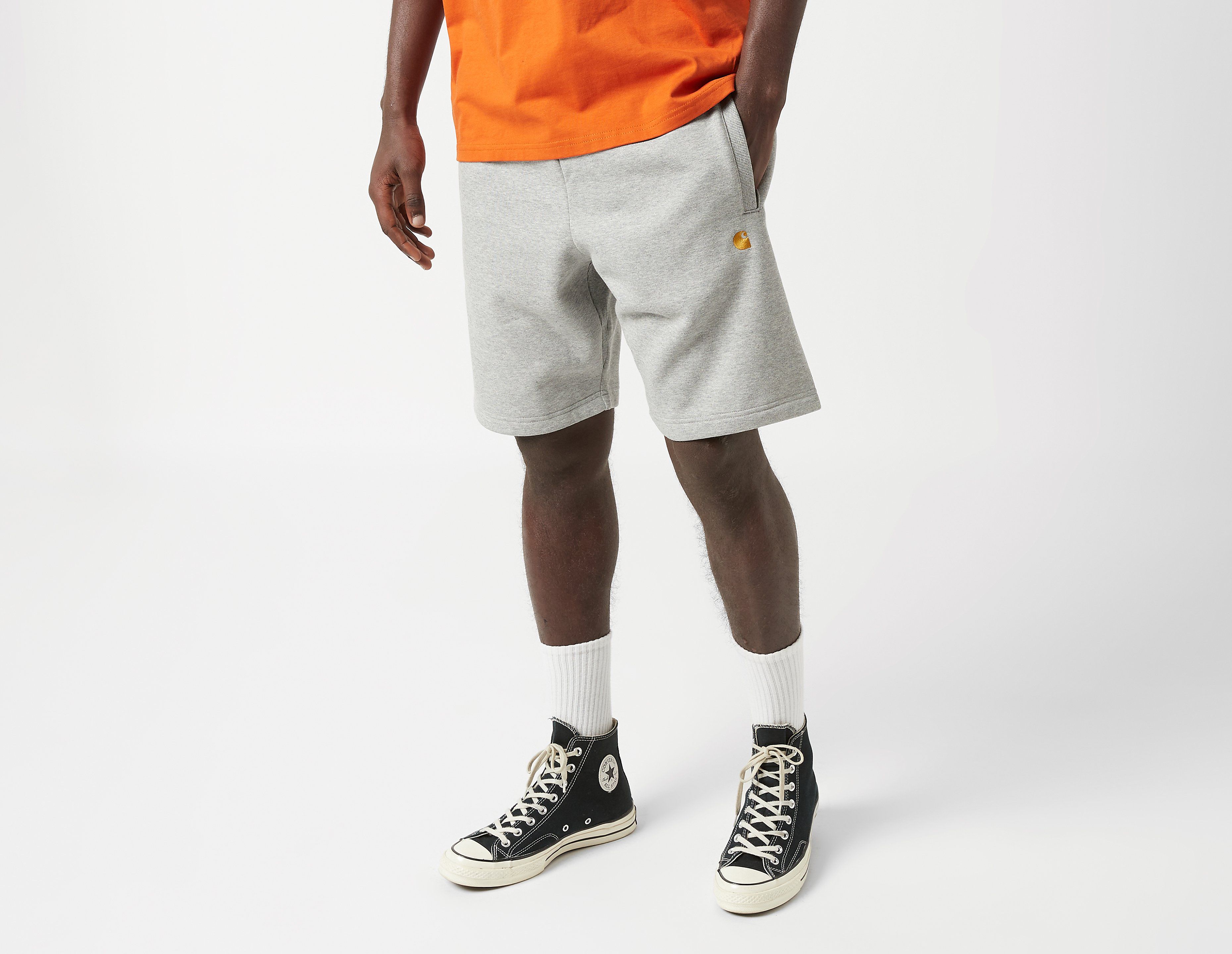 Carhartt WIP Chase Sweat Short, Grey