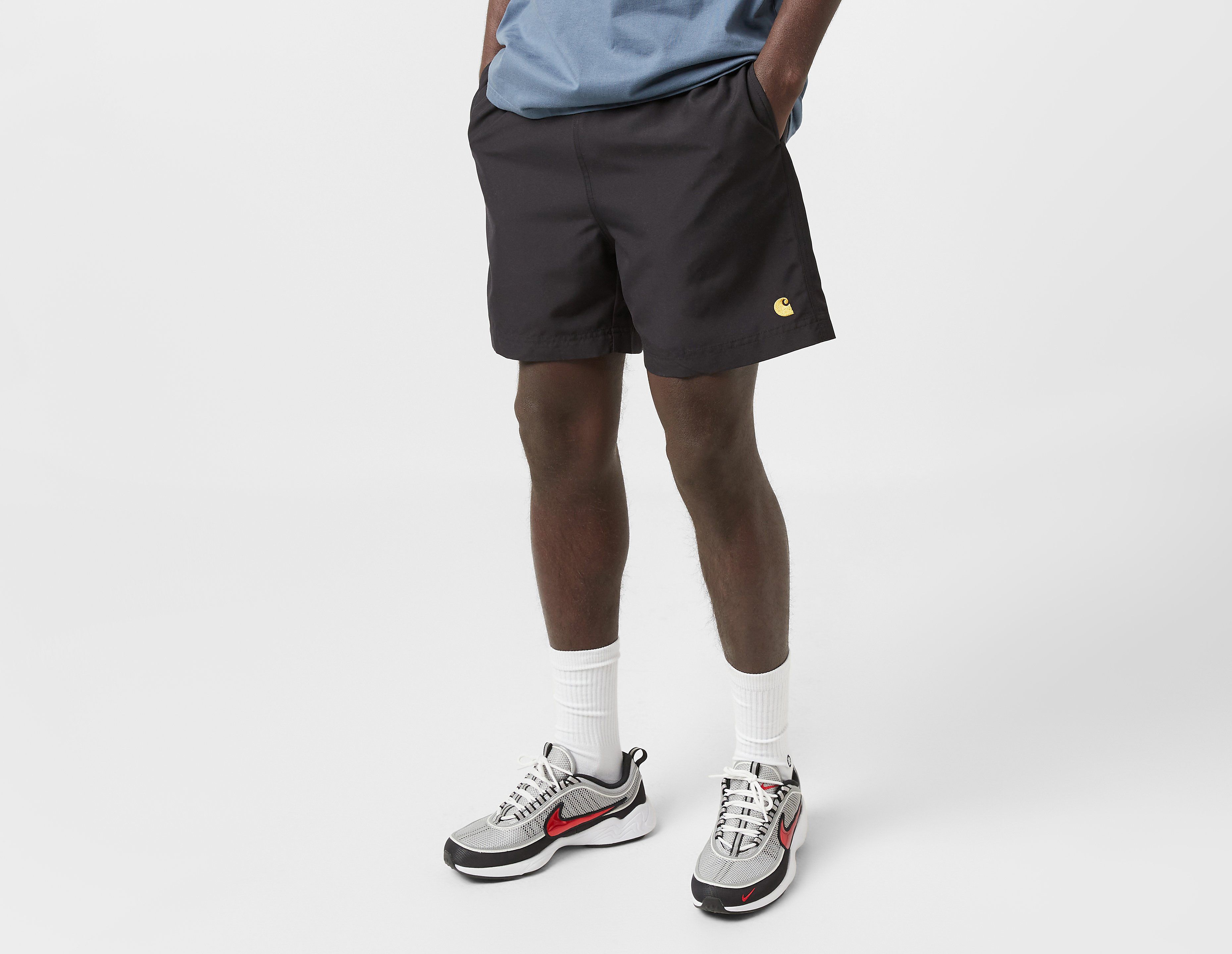 Carhartt WIP Chase Swim Shorts, Black