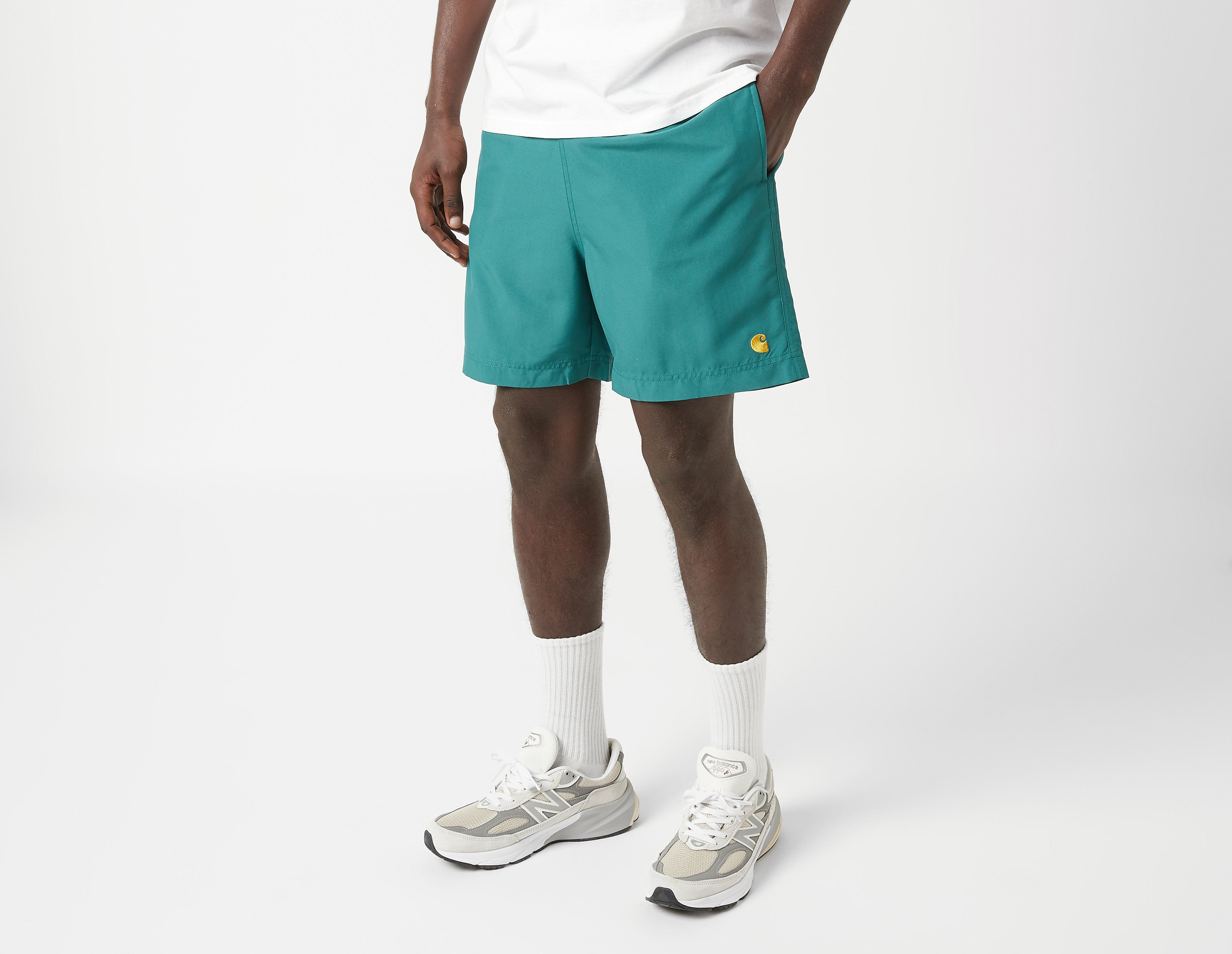 Carhartt WIP Chase Swim Shorts, Green
