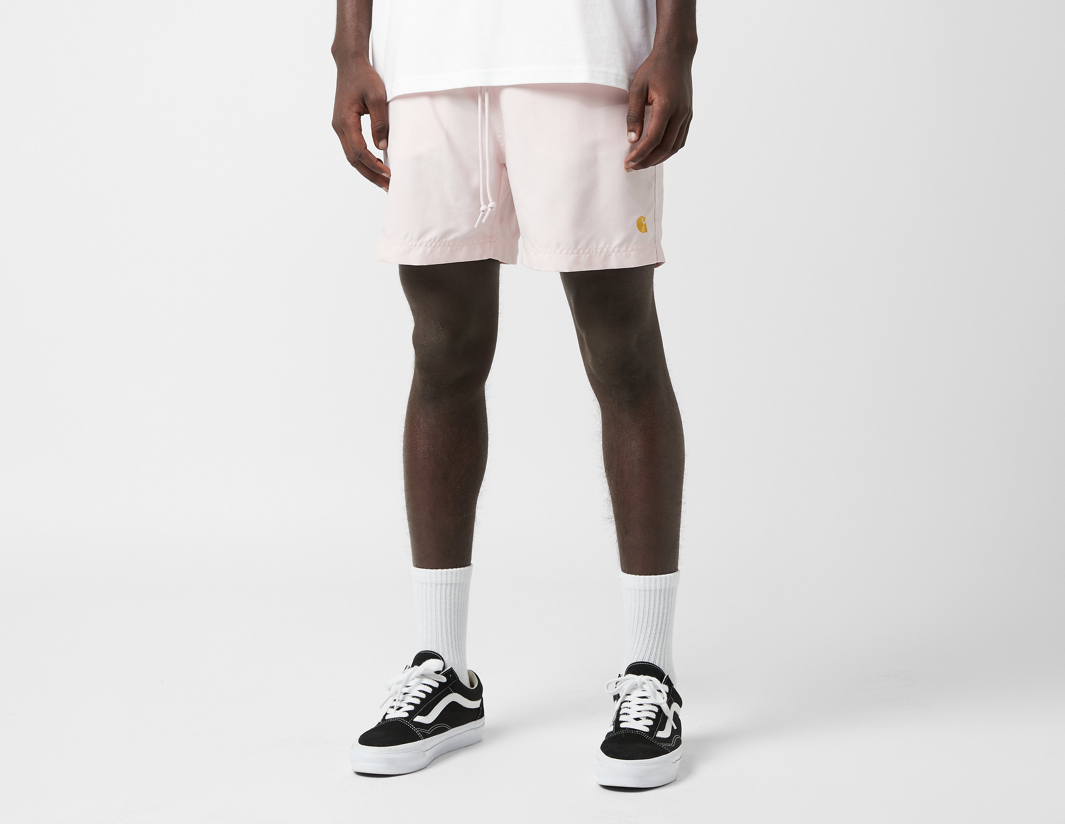 Carhartt WIP Chase Swim Shorts, Pink