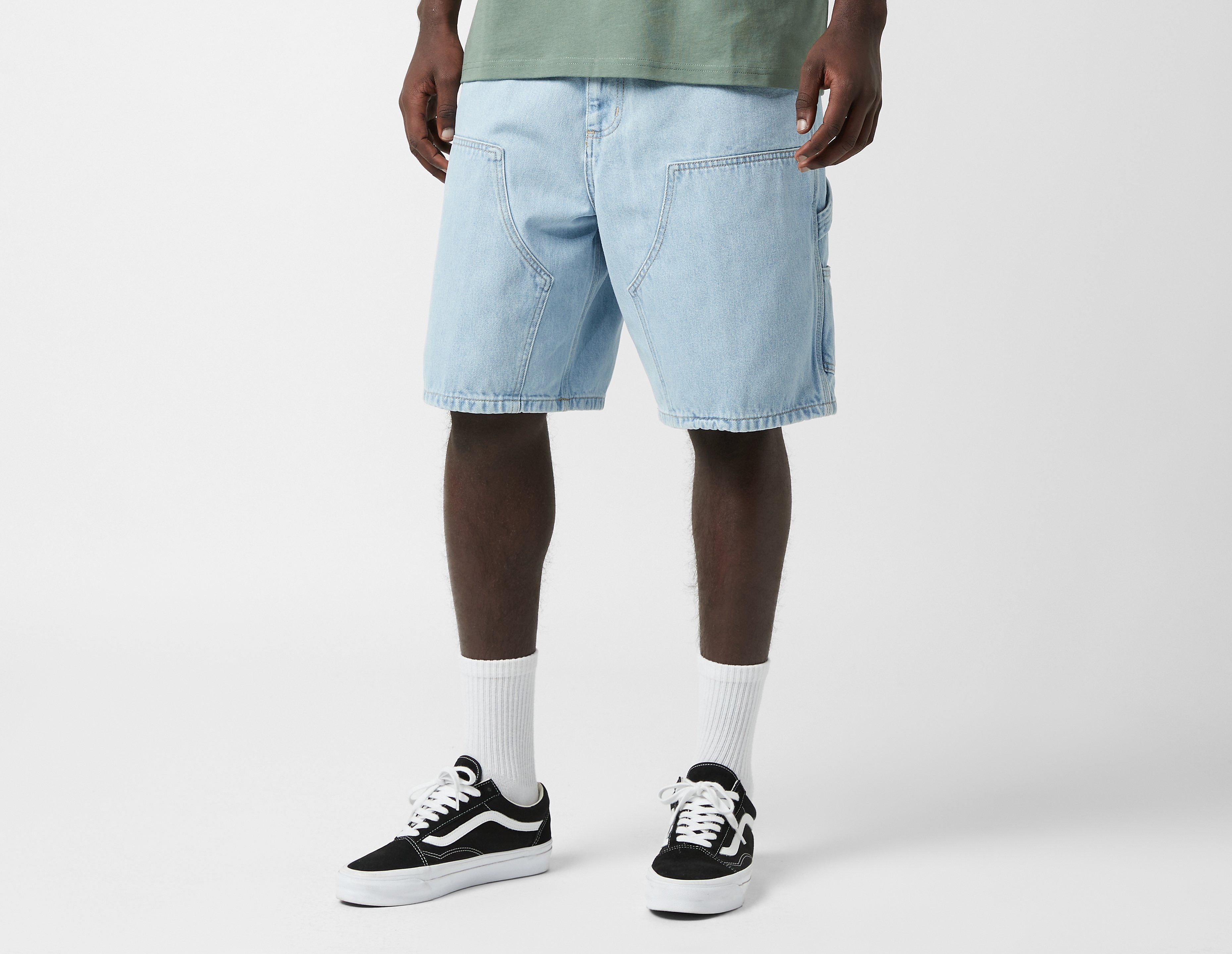 Carhartt WIP Double Knee Shorts, Blue