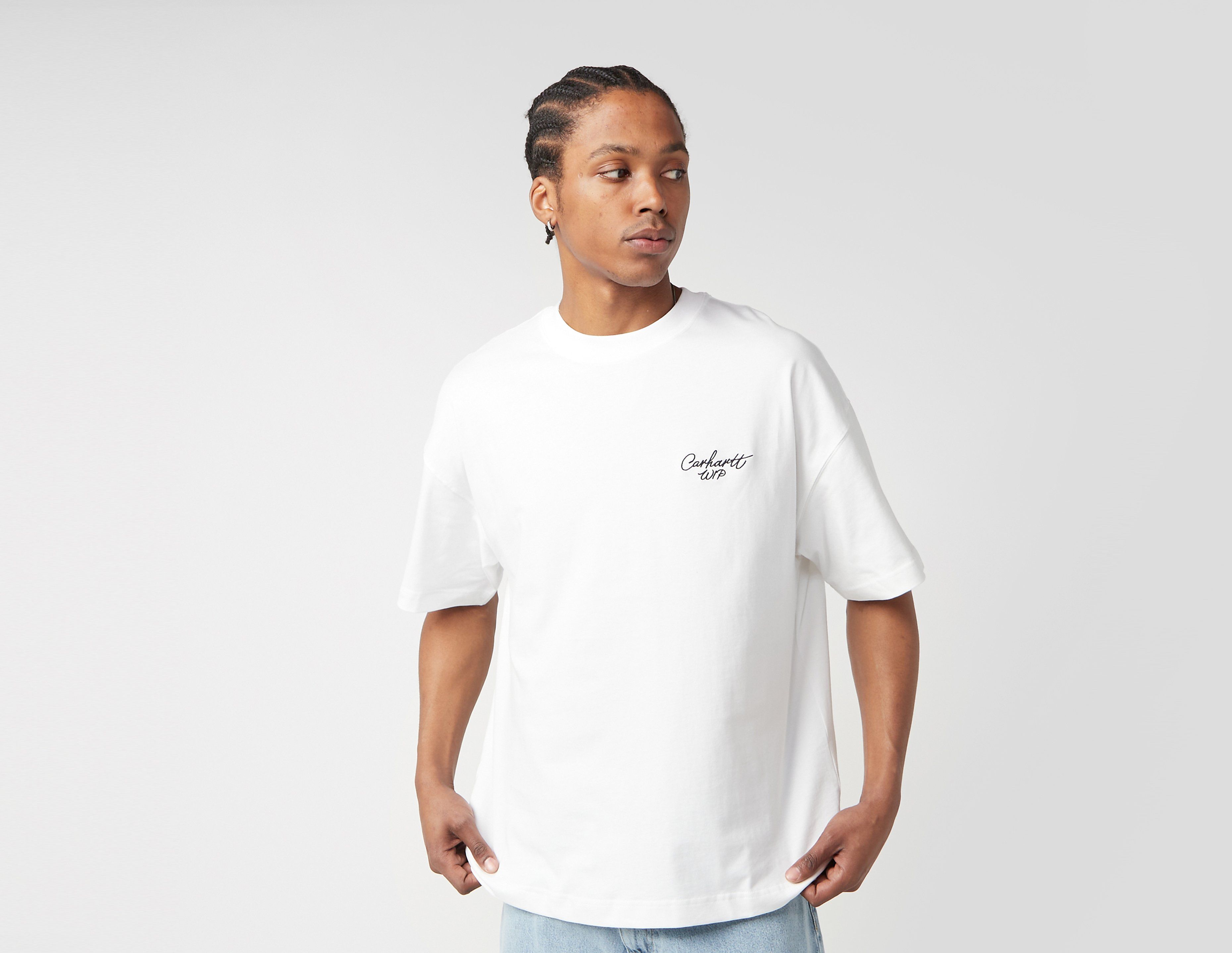 Carhartt WIP Signature Script T-Shirt, blanco