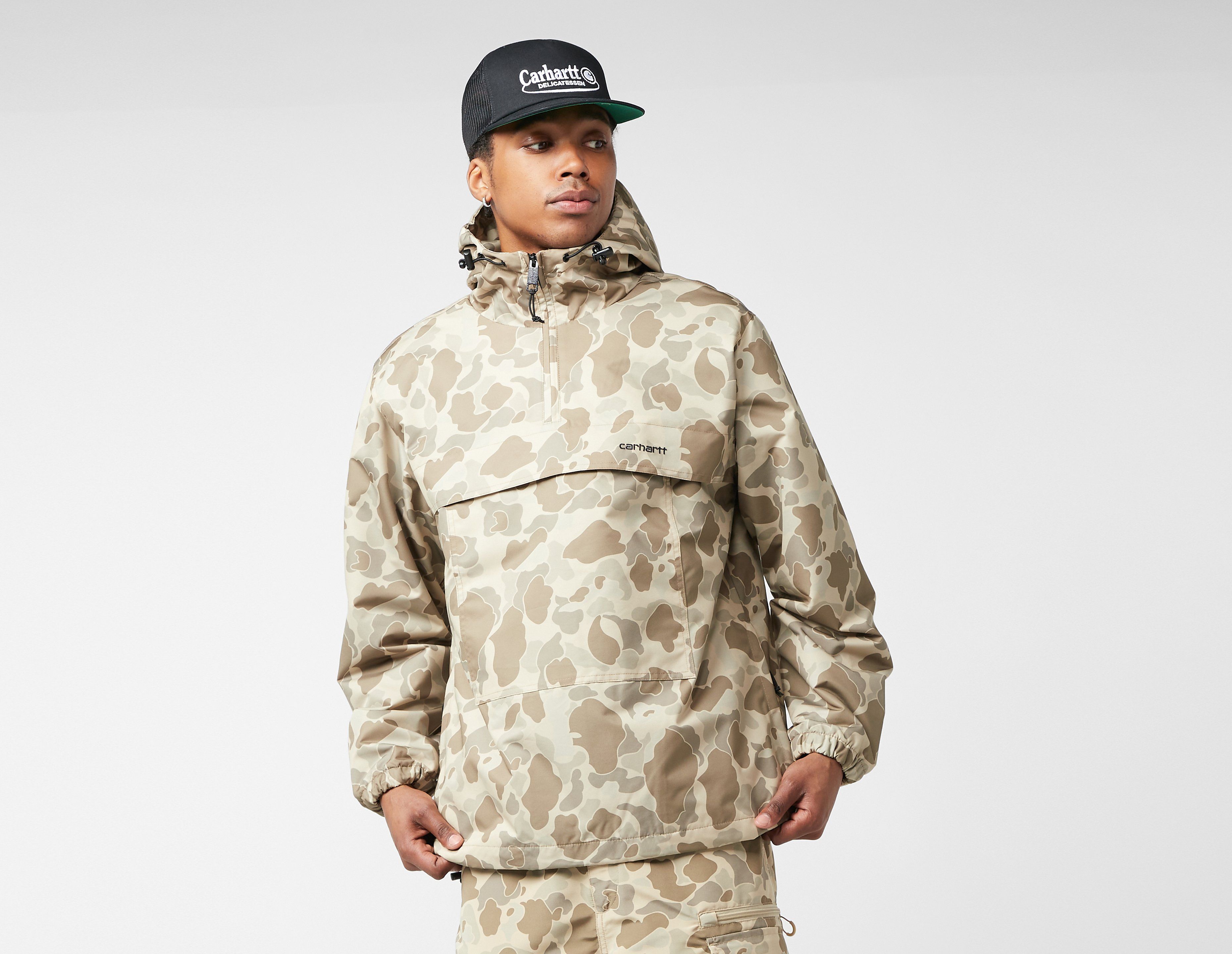 Carhartt WIP Windbreaker Pullover Jacket, Ecru Tint