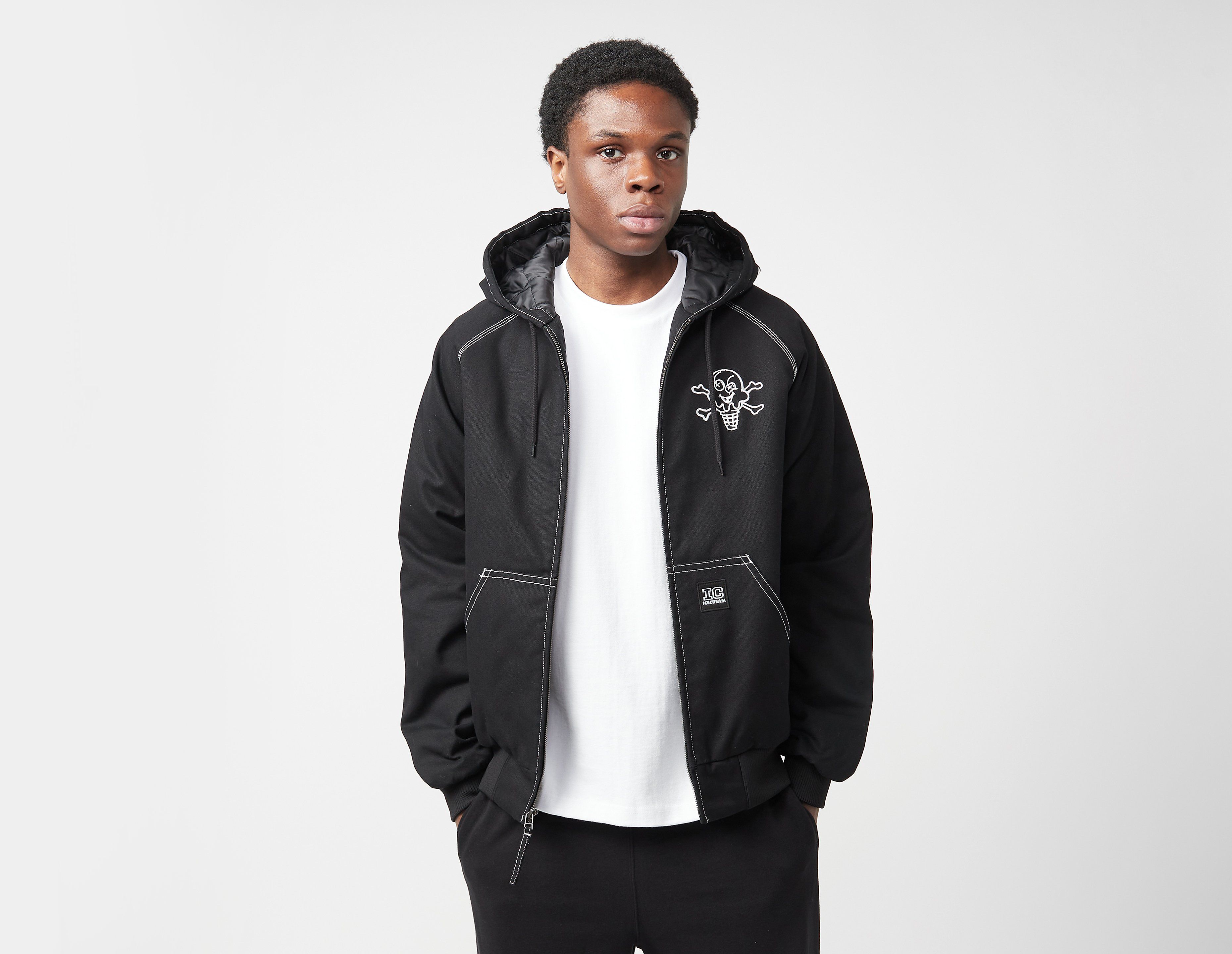 ICECREAM Anarchy Hooded Jacket, Black