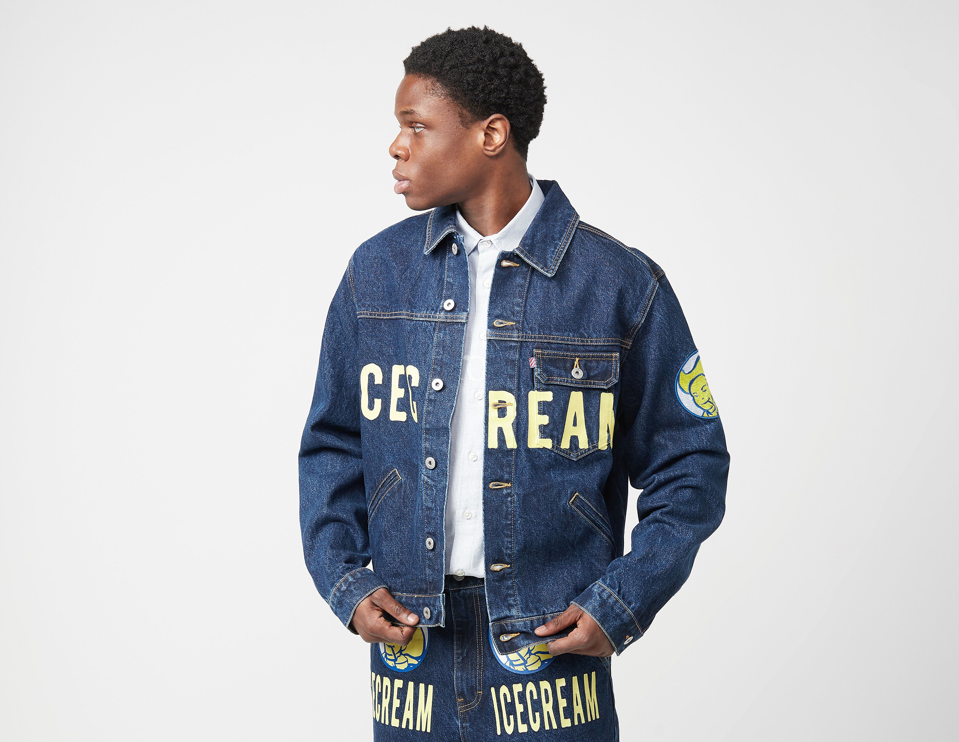 ICECREAM Cowboy Trucker Jacket, Blue