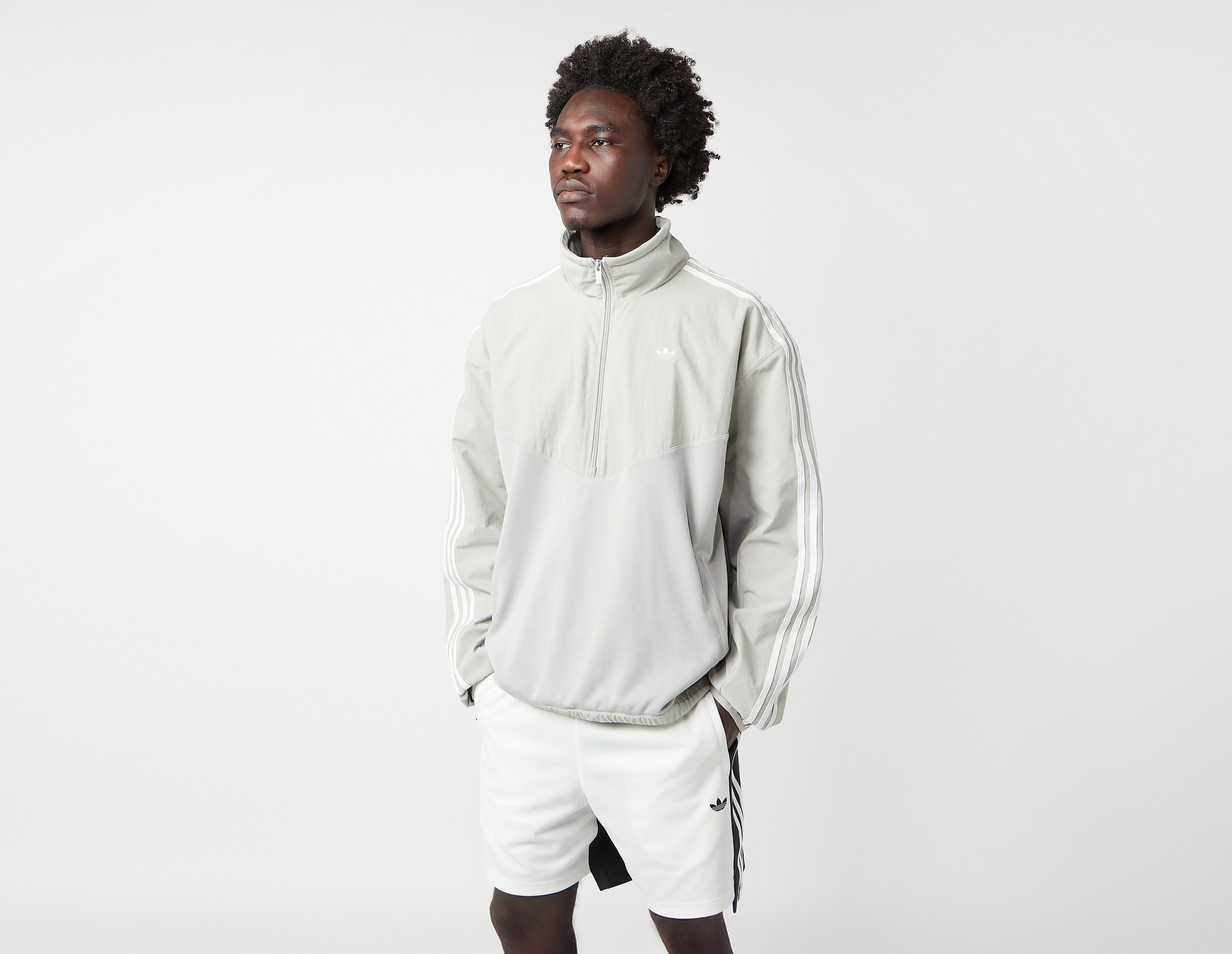 adidas Originals R3CD 1/2 Zip Track Top, Grey