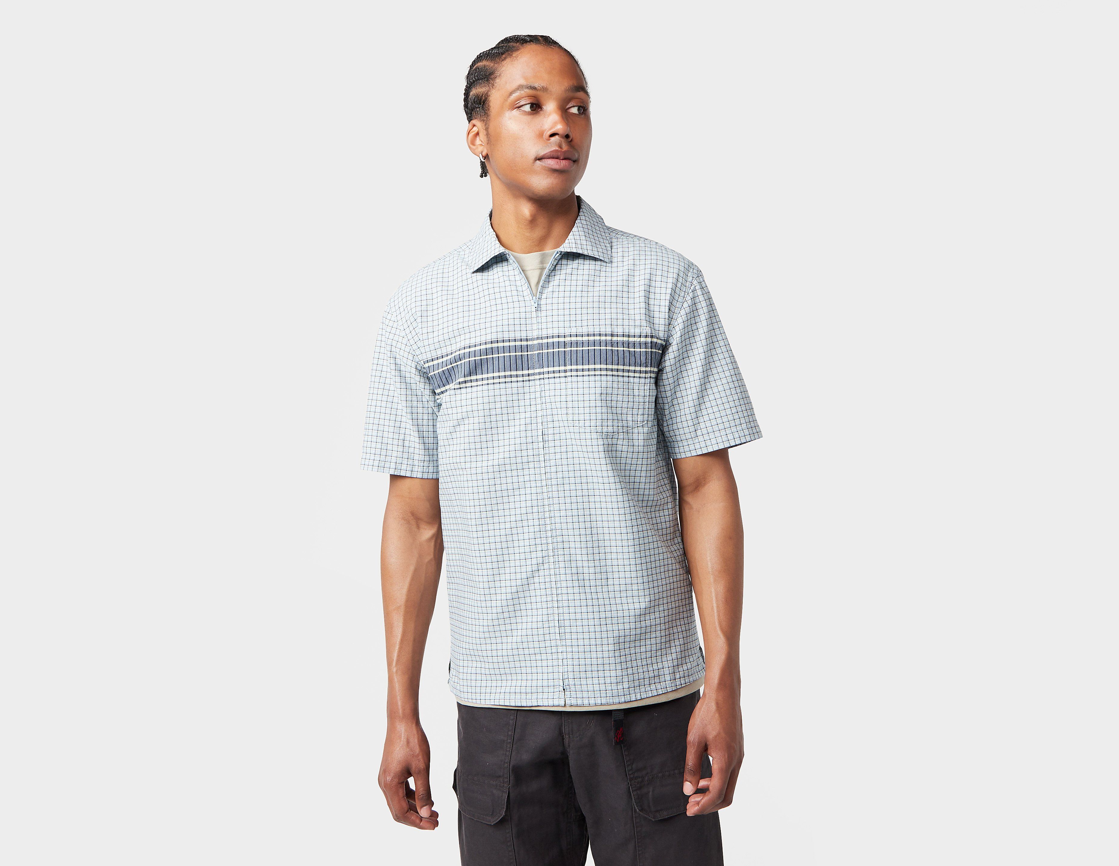 Gramicci Zip Up Wave Shirt, Blue