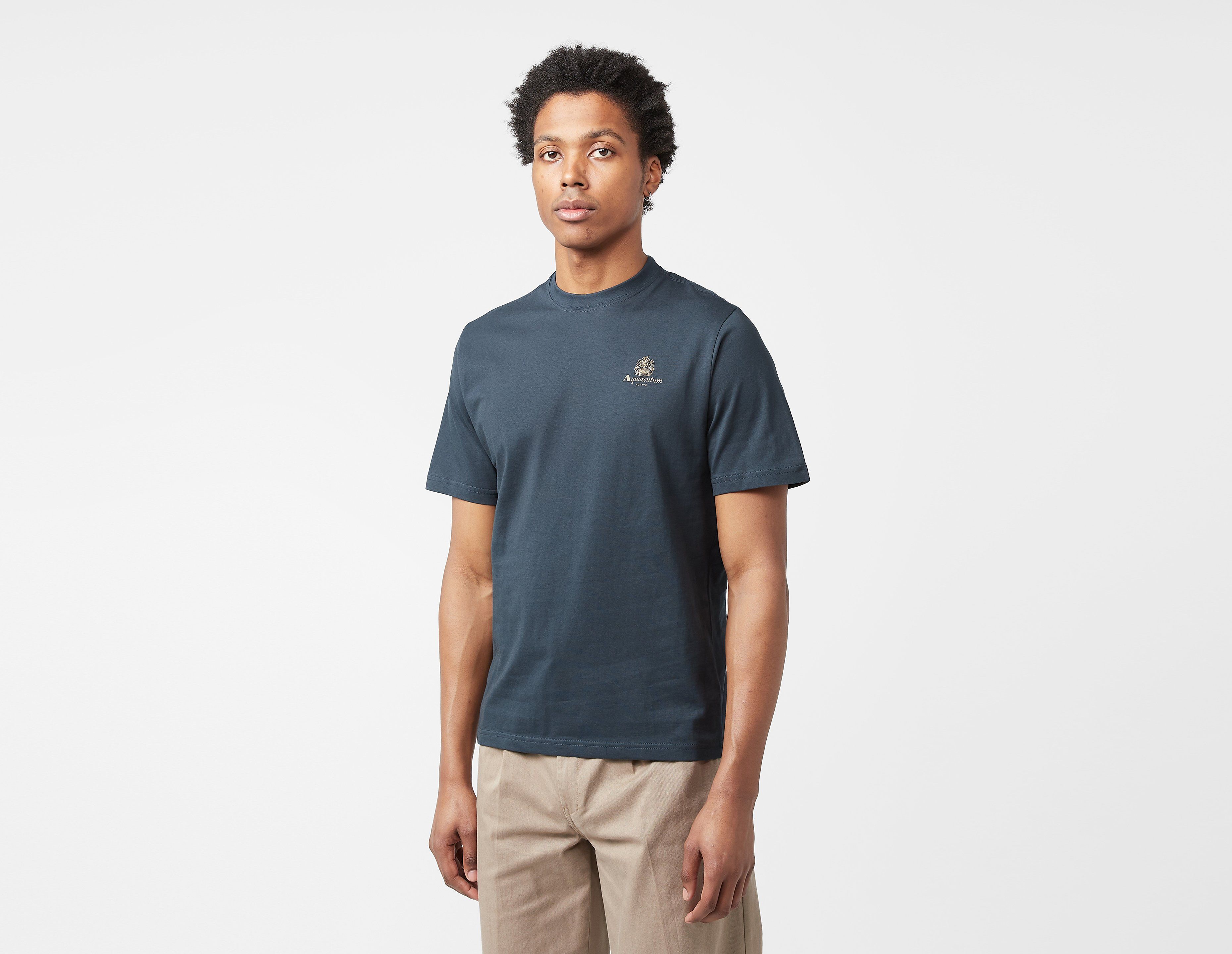 Aquascutum Active Small Logo T-Shirt, Navy