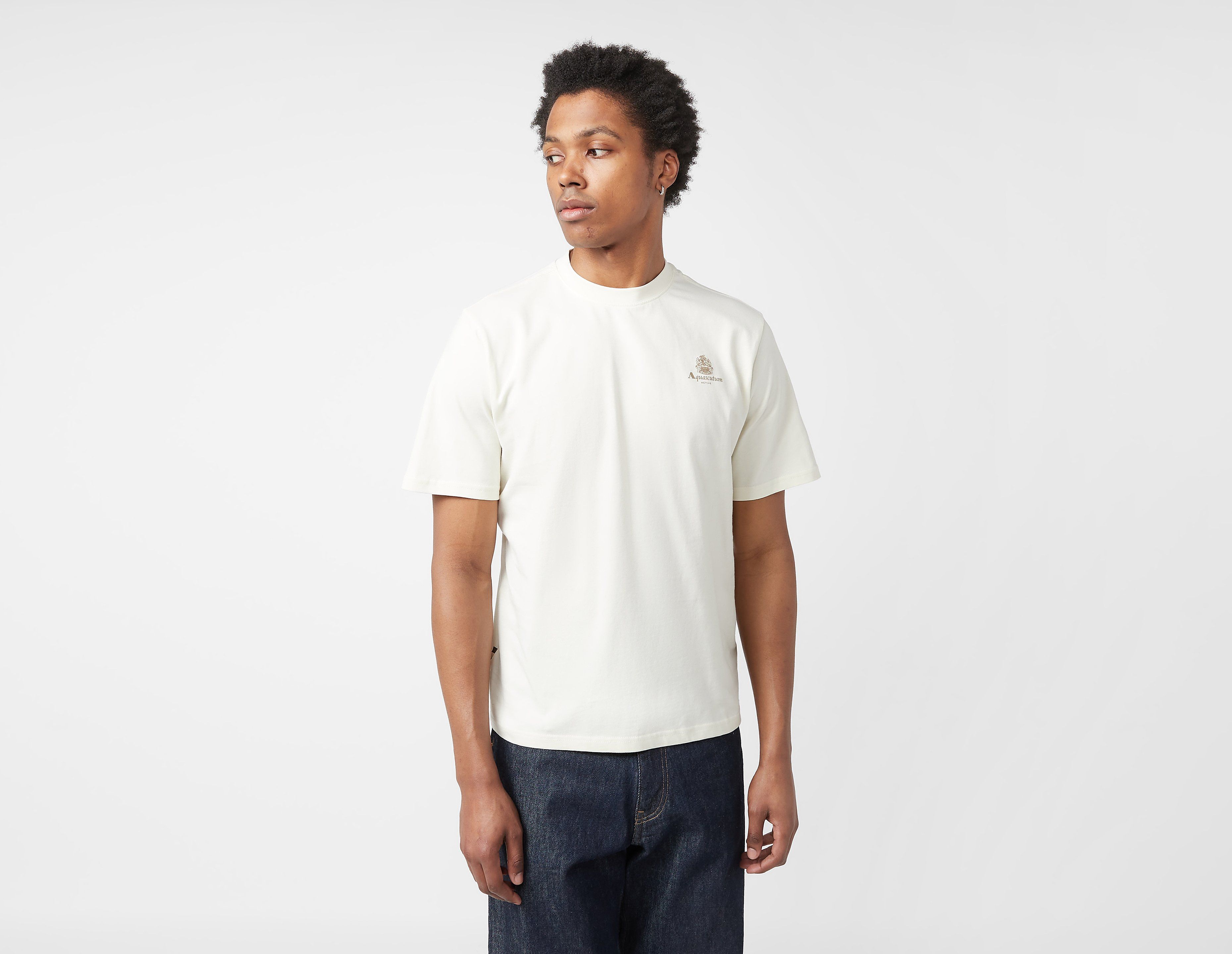 Aquascutum Active Small Logo T-Shirt, White