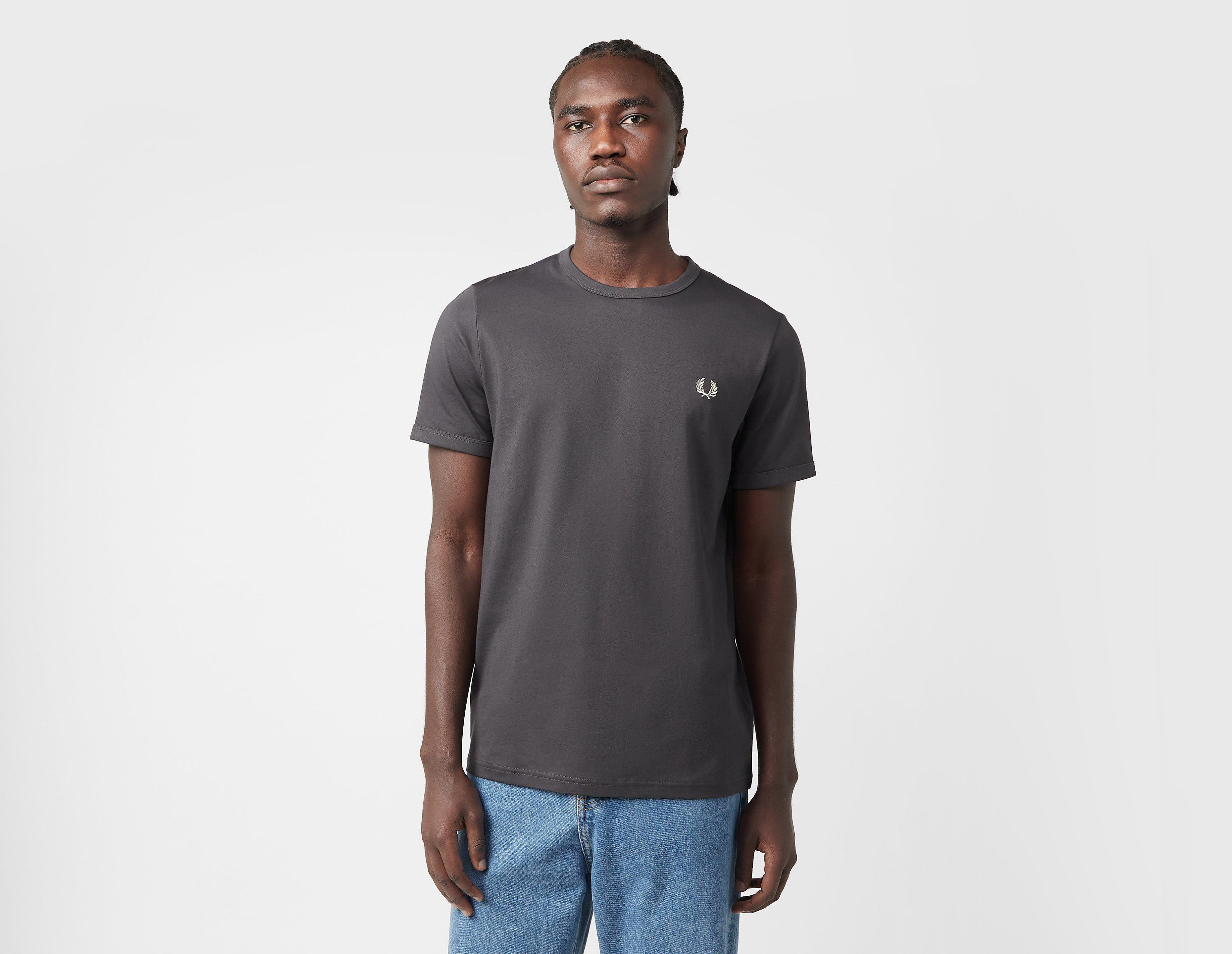 Fred Perry Ringer T-Shirt, Grey