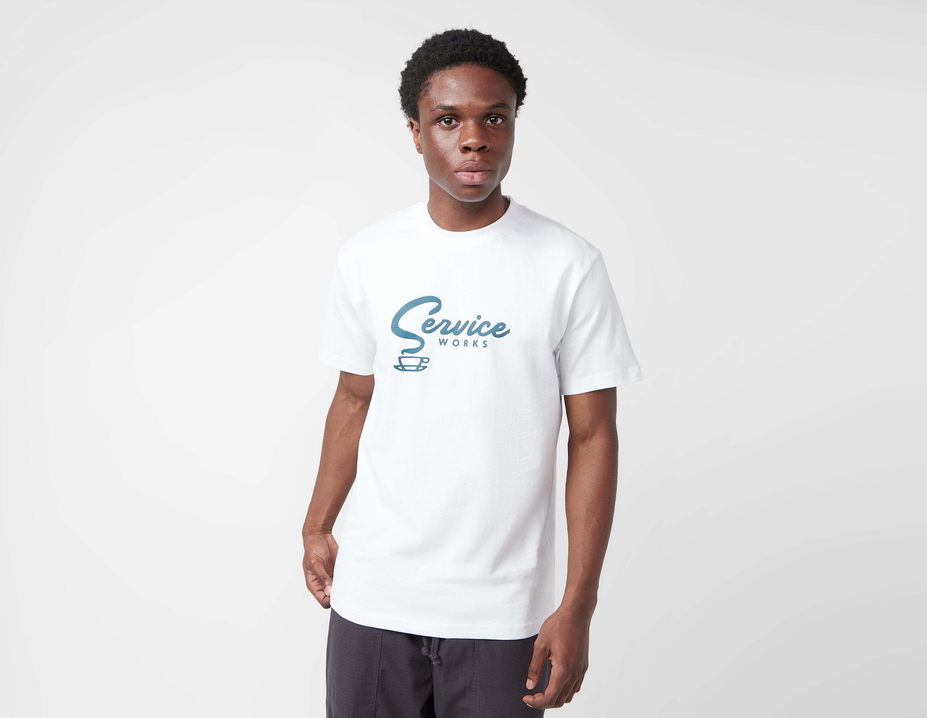 Service Works Espresso T-Shirt, White