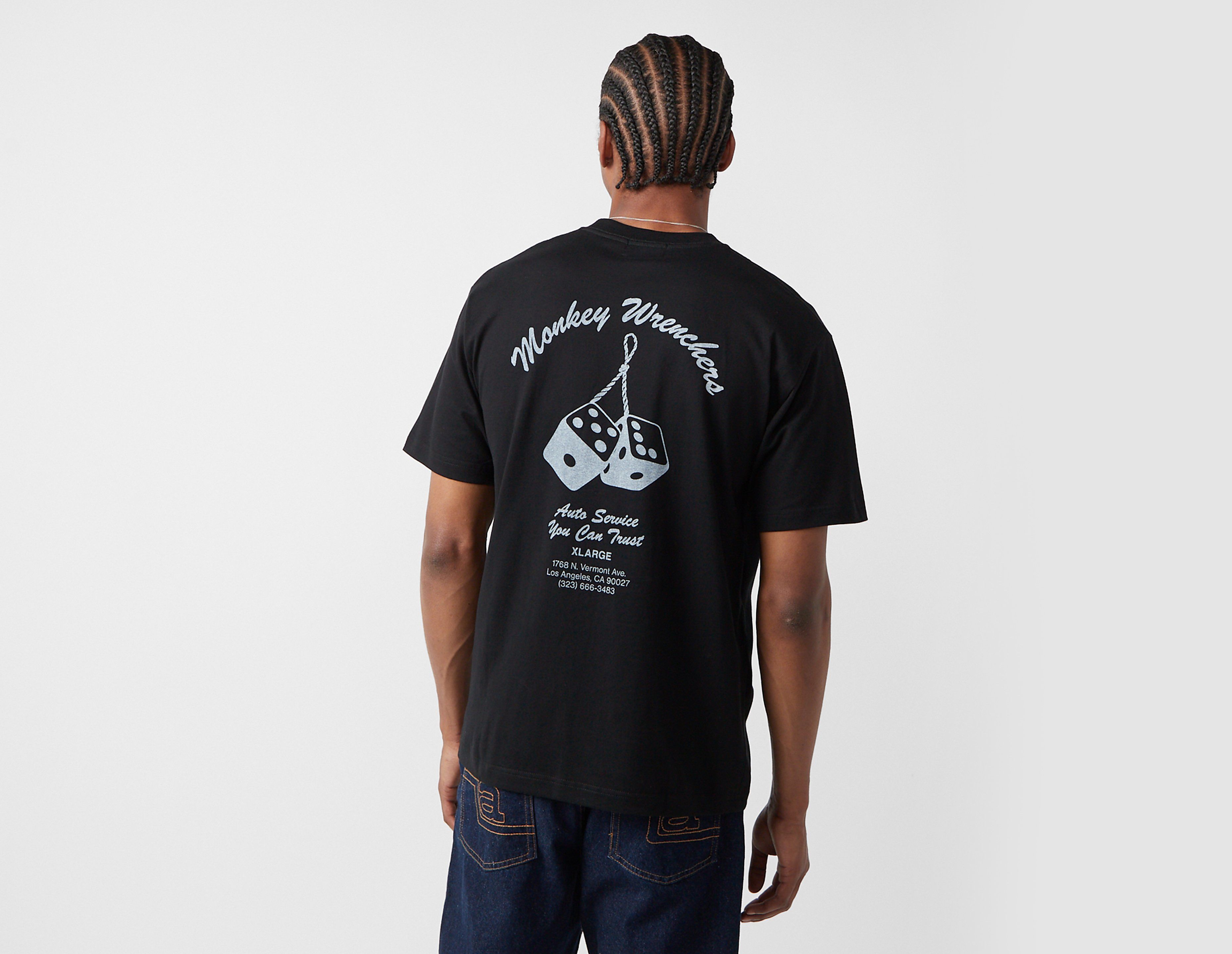 XLarge Monkey Wrenchers T-Shirt, Black
