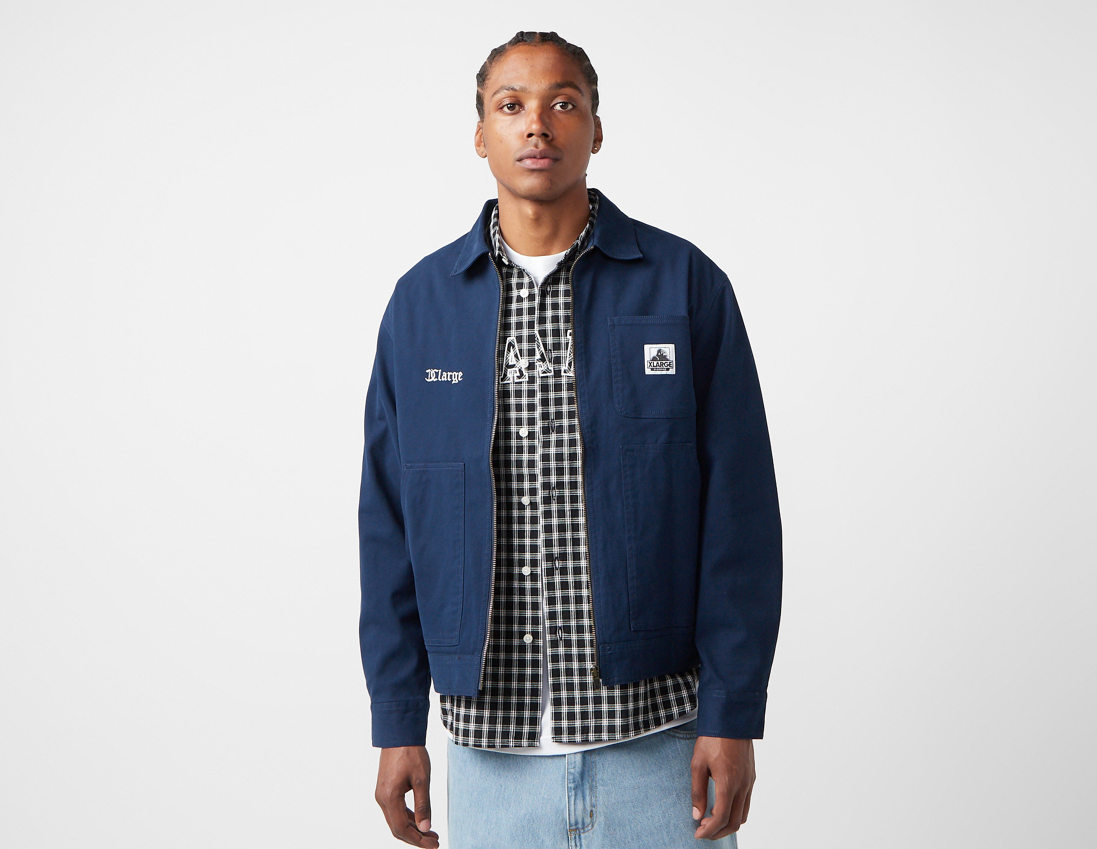 XLarge Patch Work Jacket, Navy