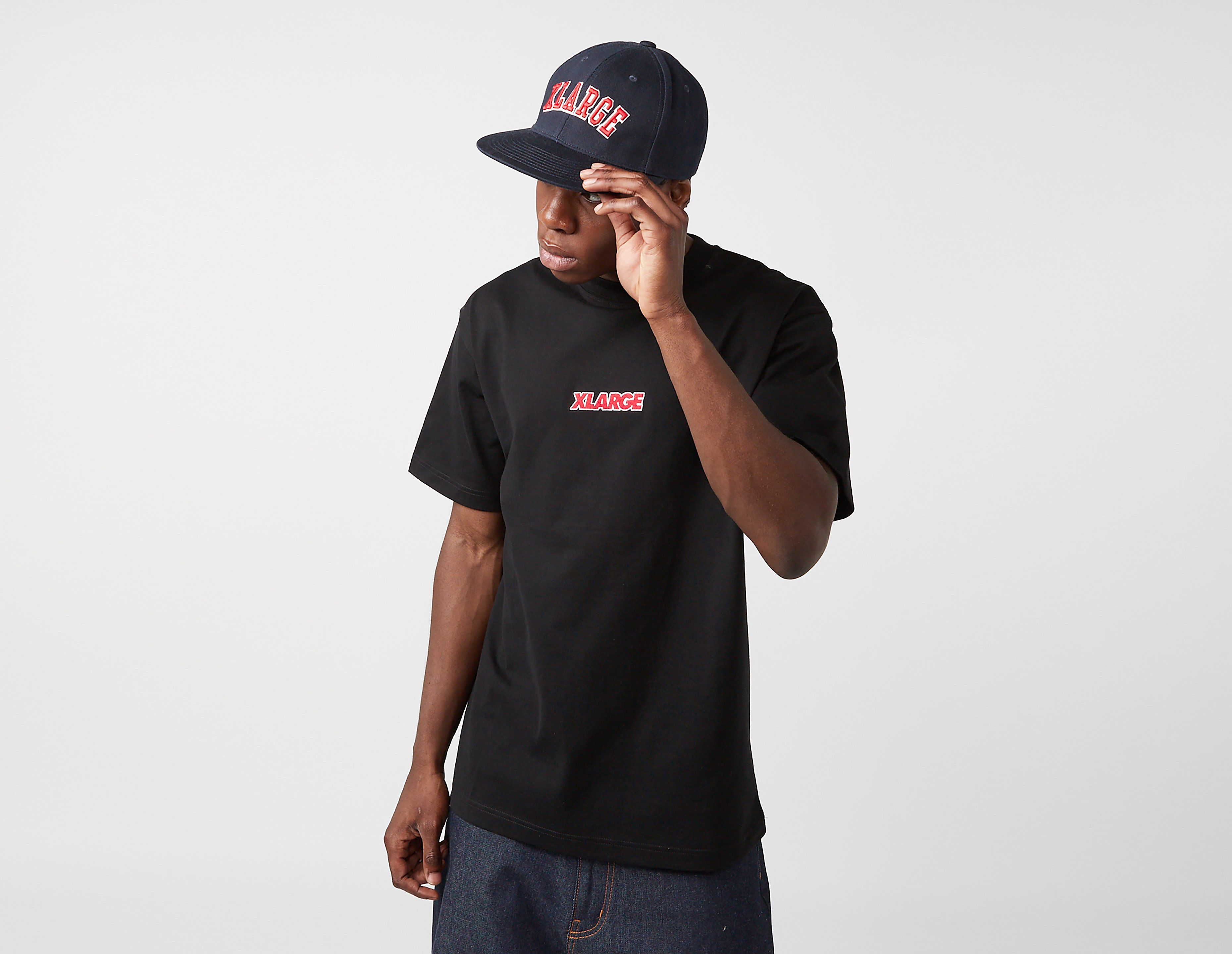 XLARGE Embroidered Standard Logo T-Shirt, Black