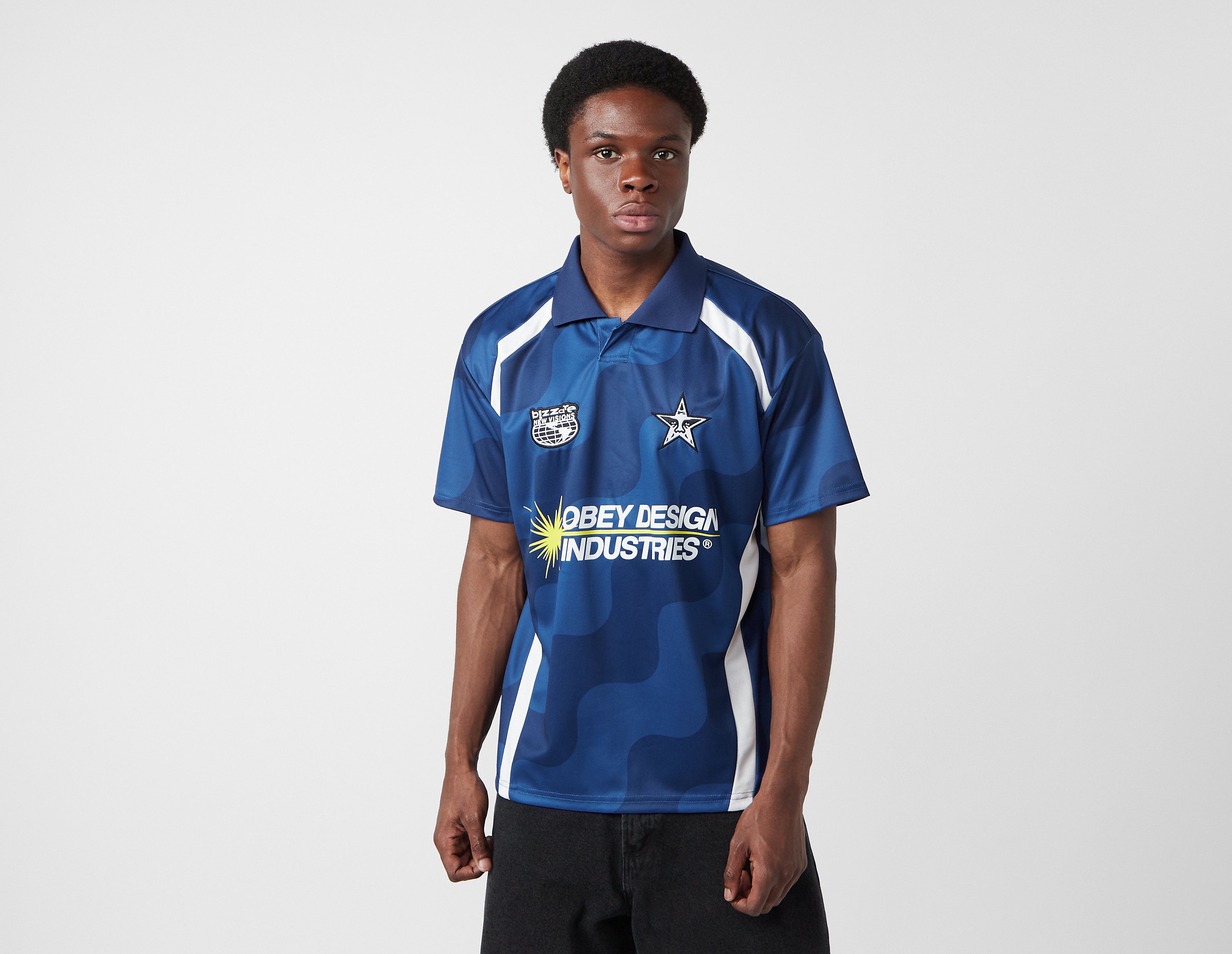 Obey Soccer Jersey, Blue