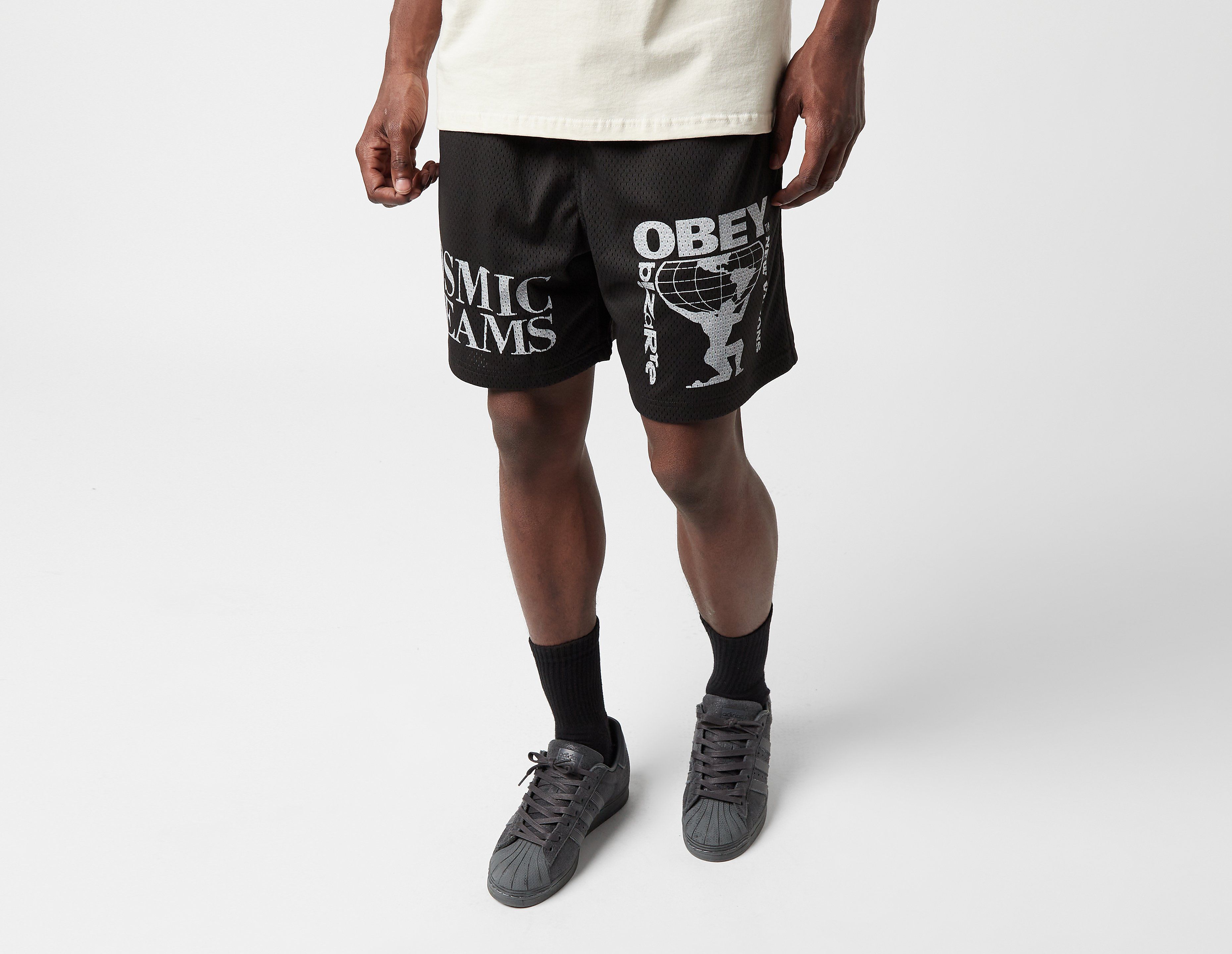 Obey Dreams Mesh Shorts, Black