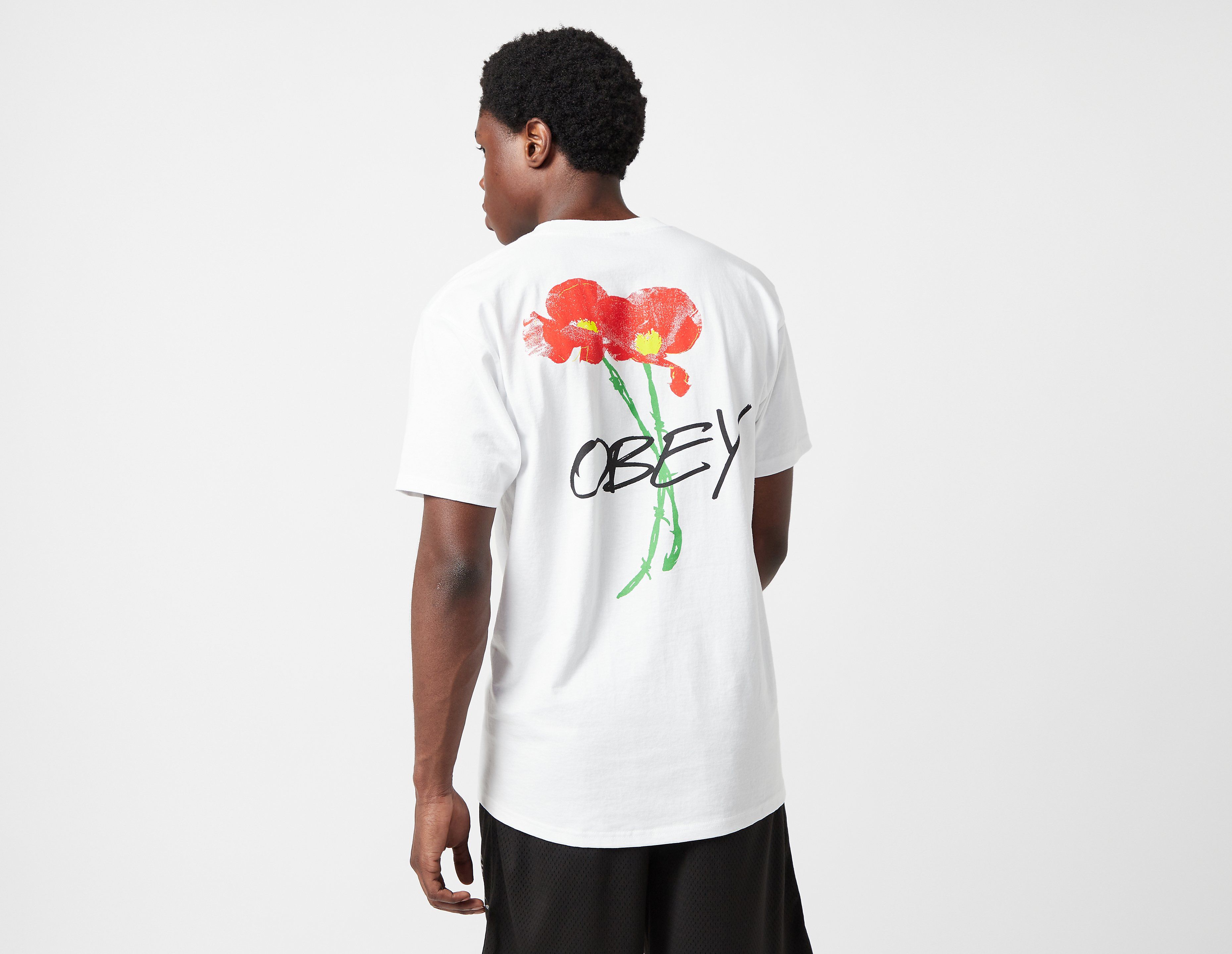 Obey Poppies T-Shirt, White
