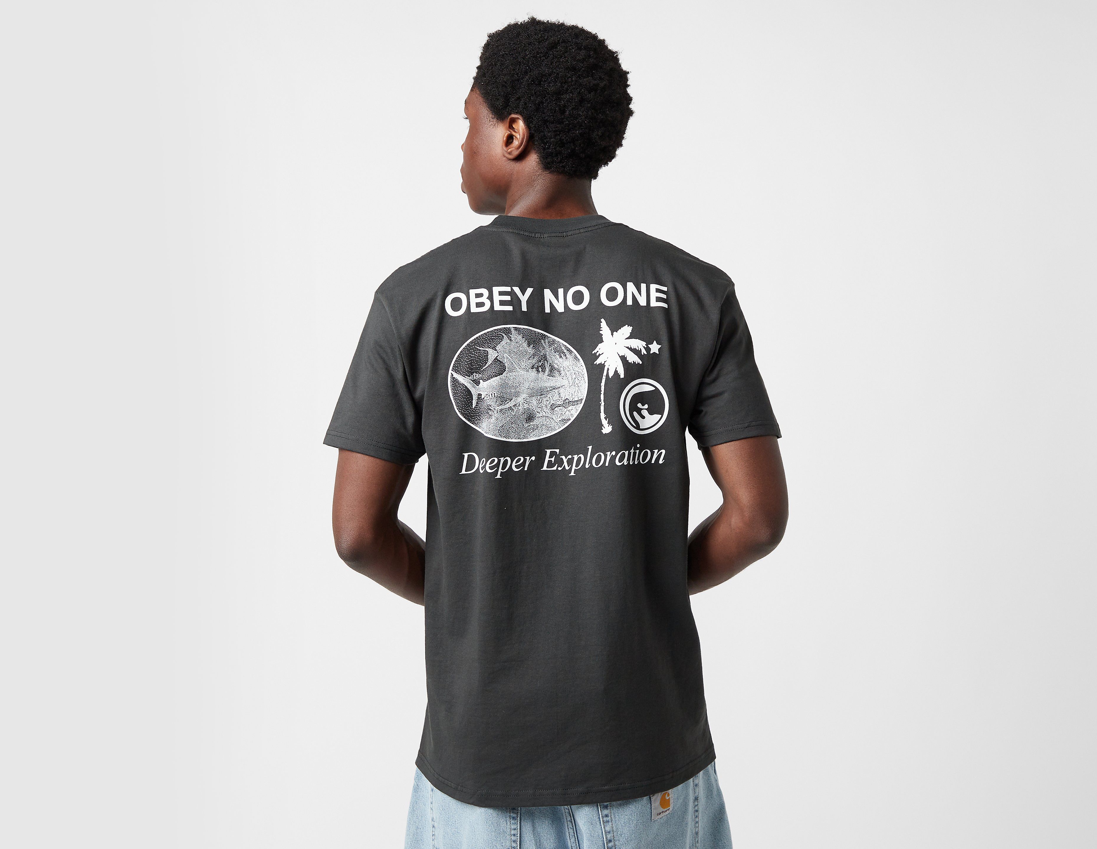 Obey Deeper Exploration T-Shirt, Grey