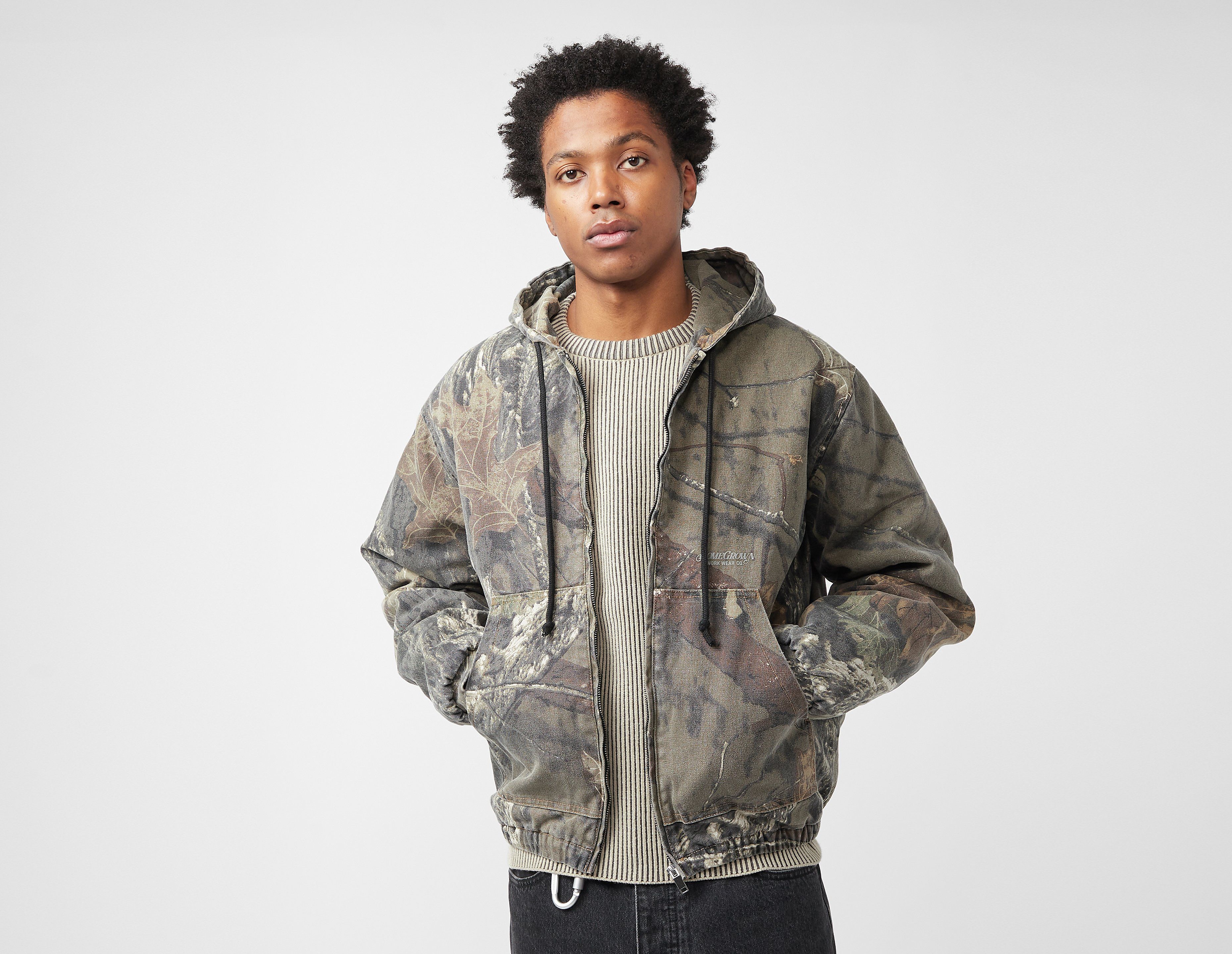 Home Grown Camo Cronos Jacket Marron   Taille XL