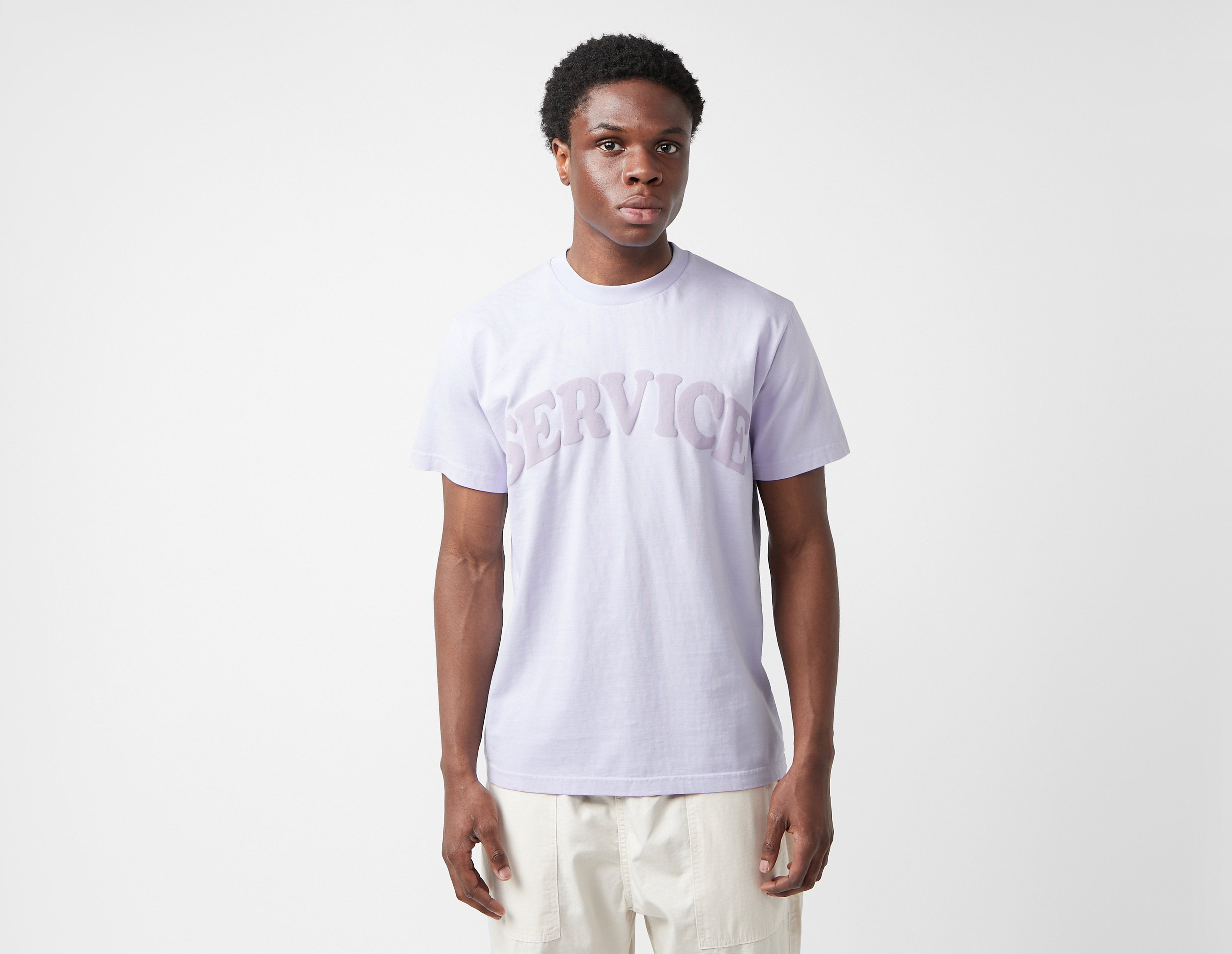 Service Works Big Arch T-Shirt - size? exclusive, Purple