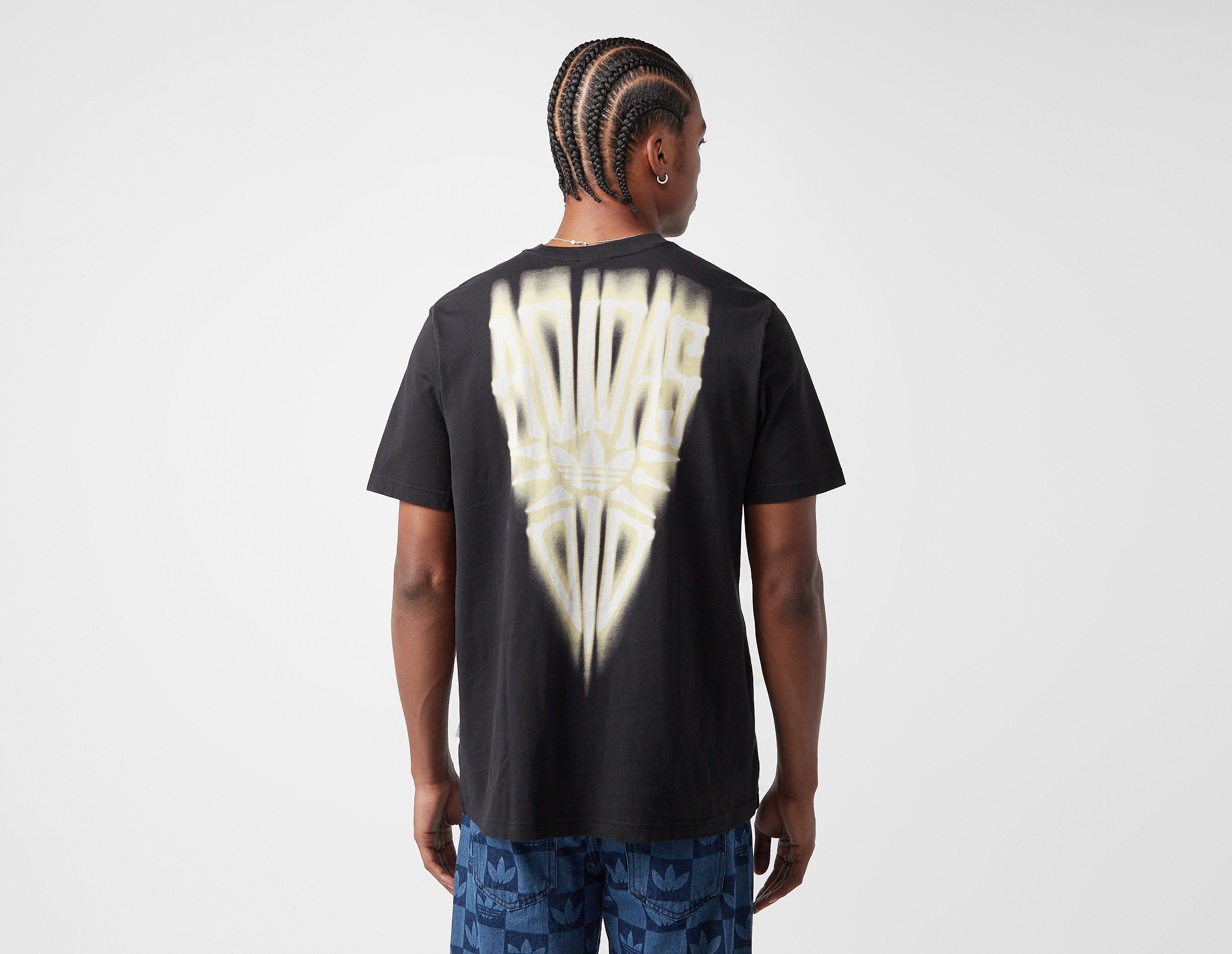 Adidas Originals Skeleton Back T-Shirt, zwart