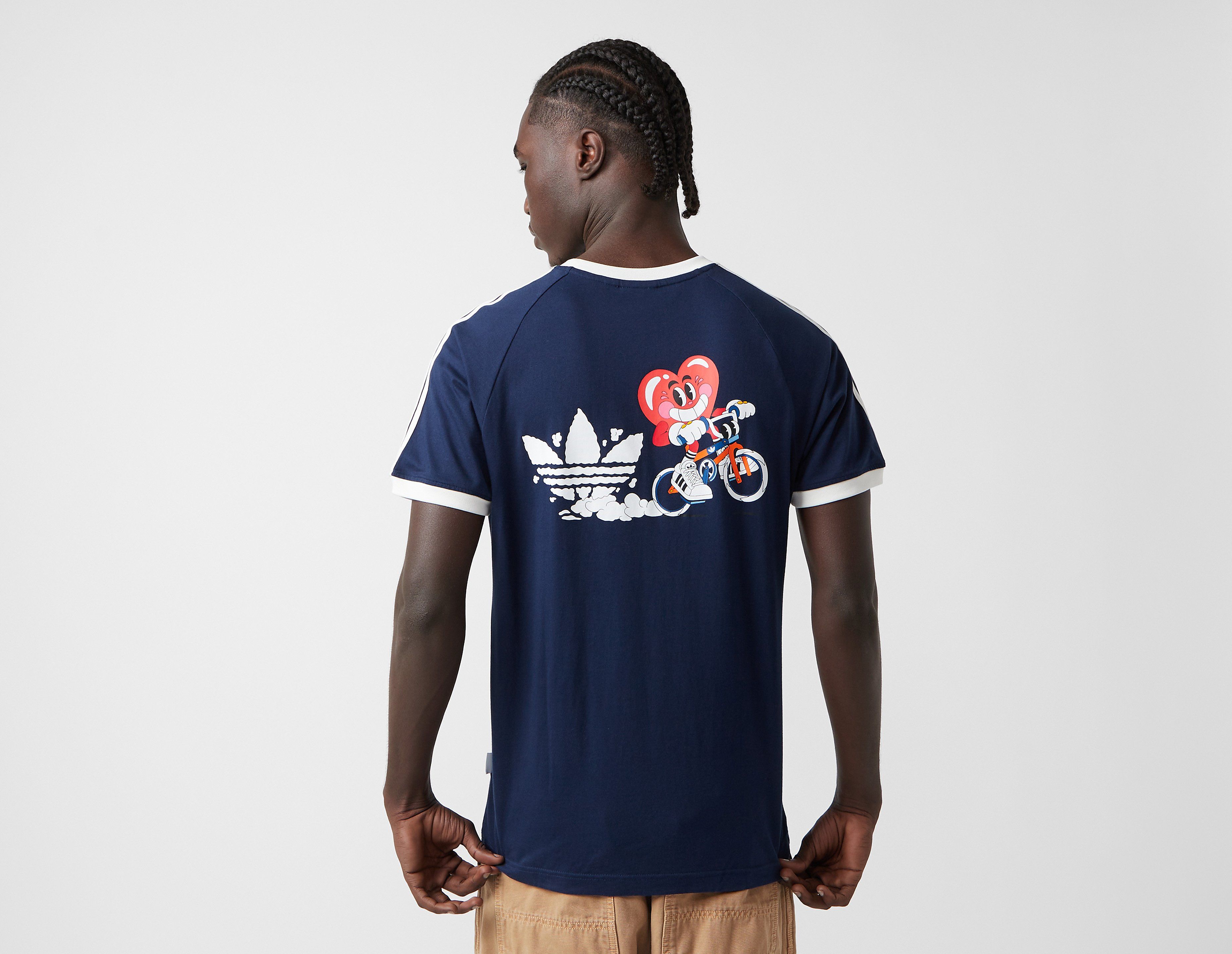 Adidas Originals x Made By Nelson California T-Shirt, Navy