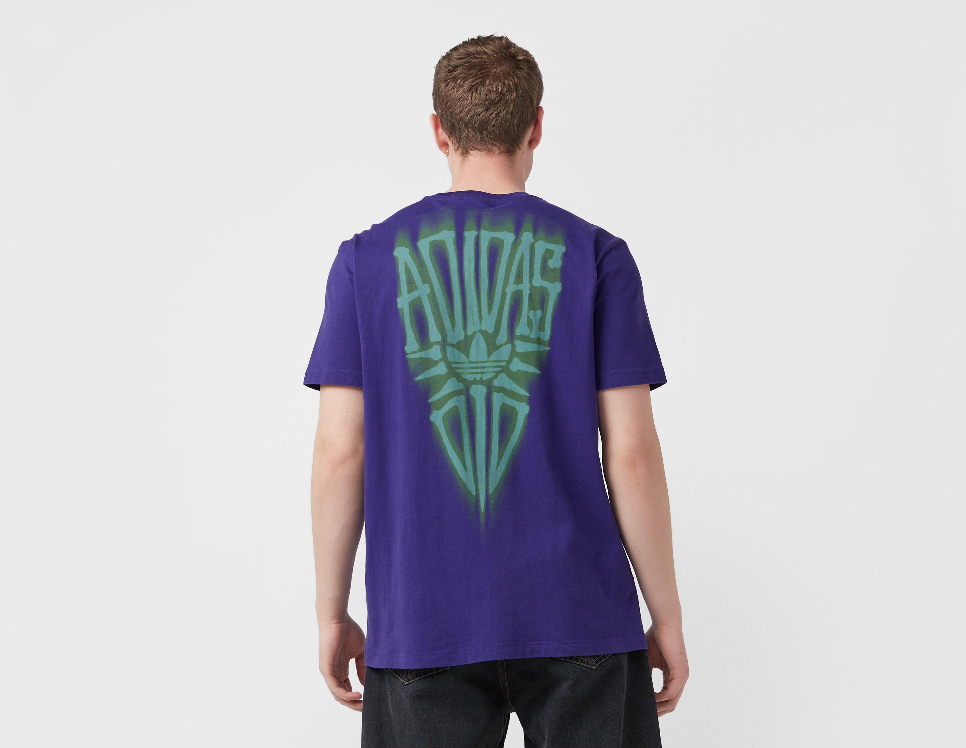 Adidas Originals Skeleton Back T-Shirt, Purple