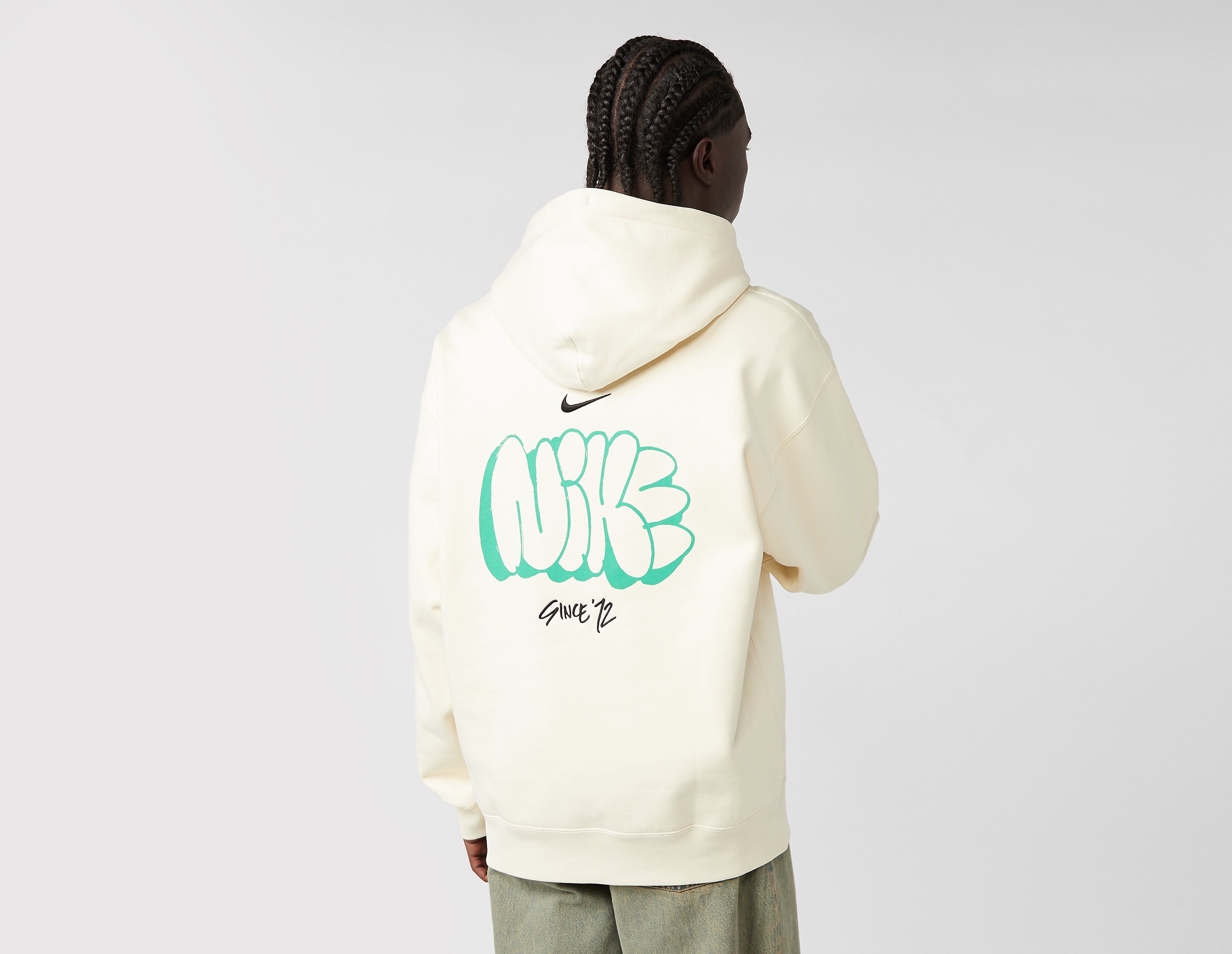 Nike Solo Swoosh Graffiti Hoodie, Ecru Tint