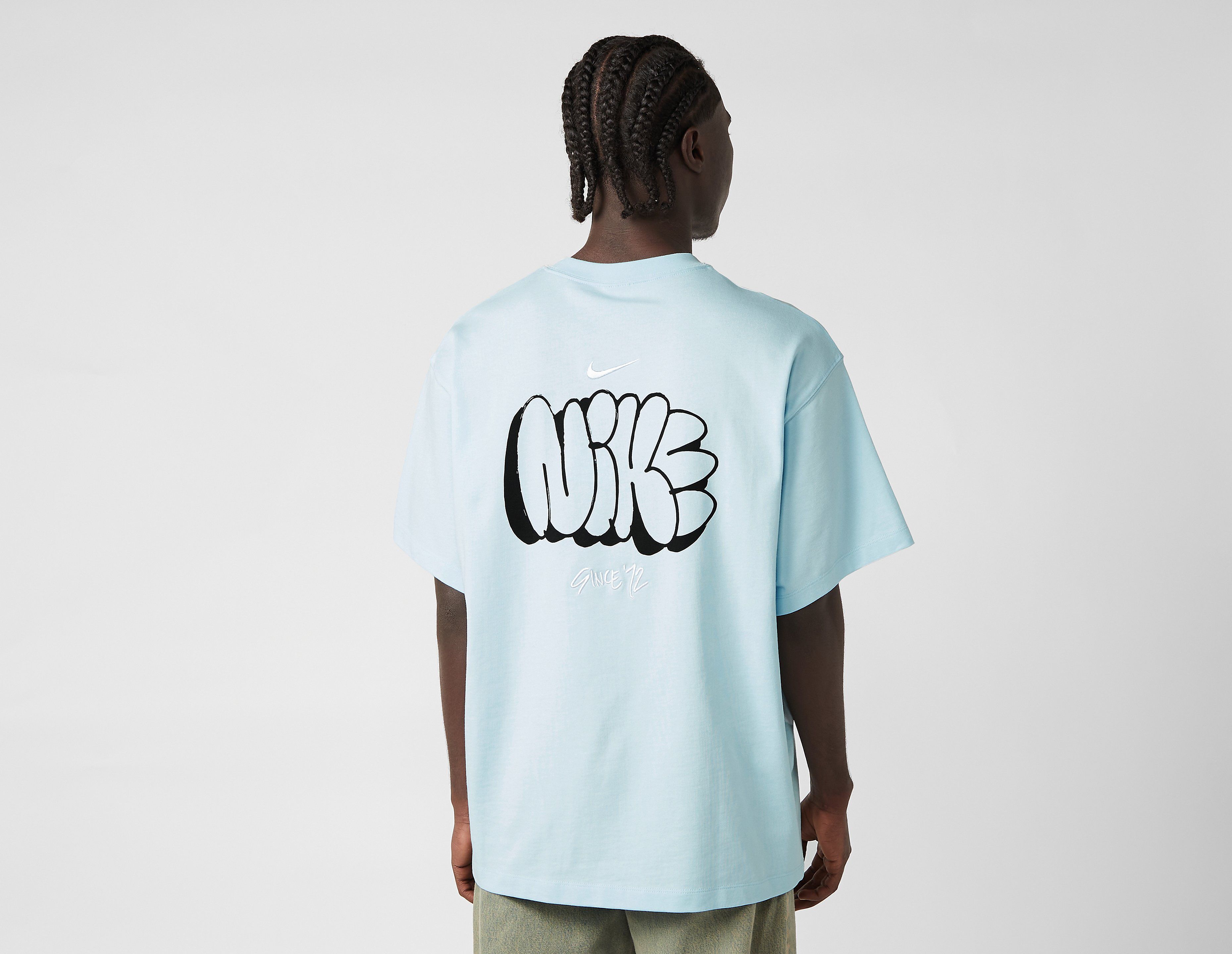 Nike Solo Swoosh Graffiti T-Shirt, Blue