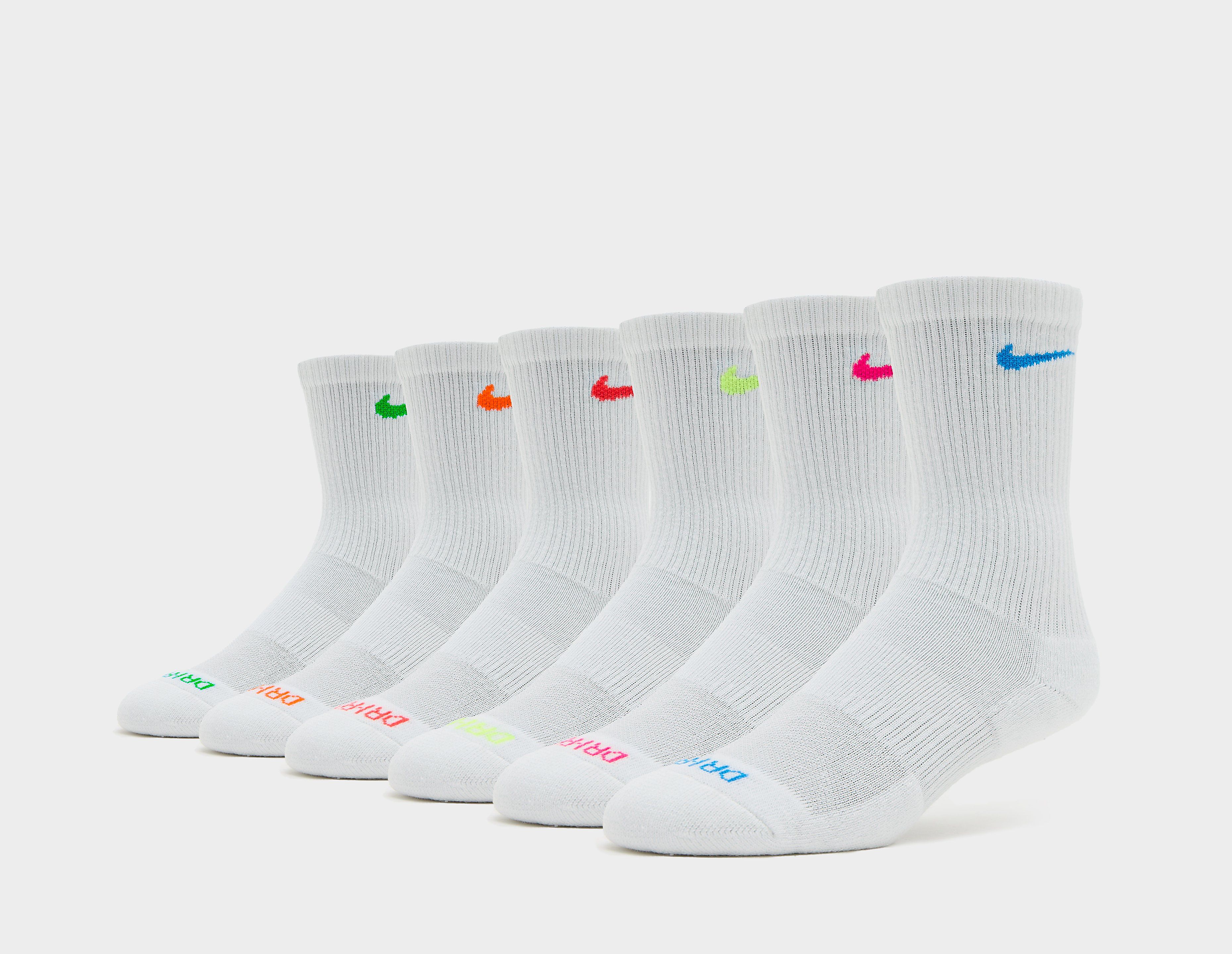 Nike 6-Pack Everyday Cushioned Training Crew Socks