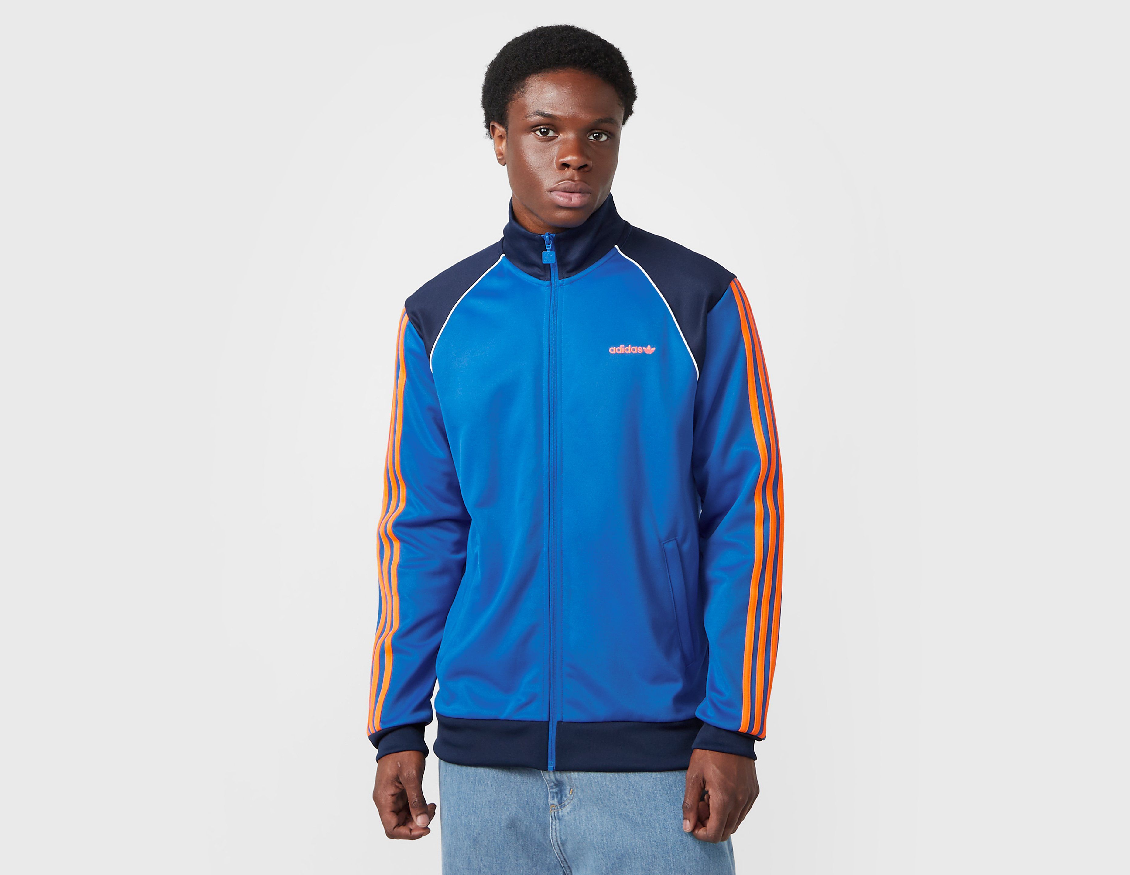 adidas Originals Sports 3-Stripe Track Top, Blue