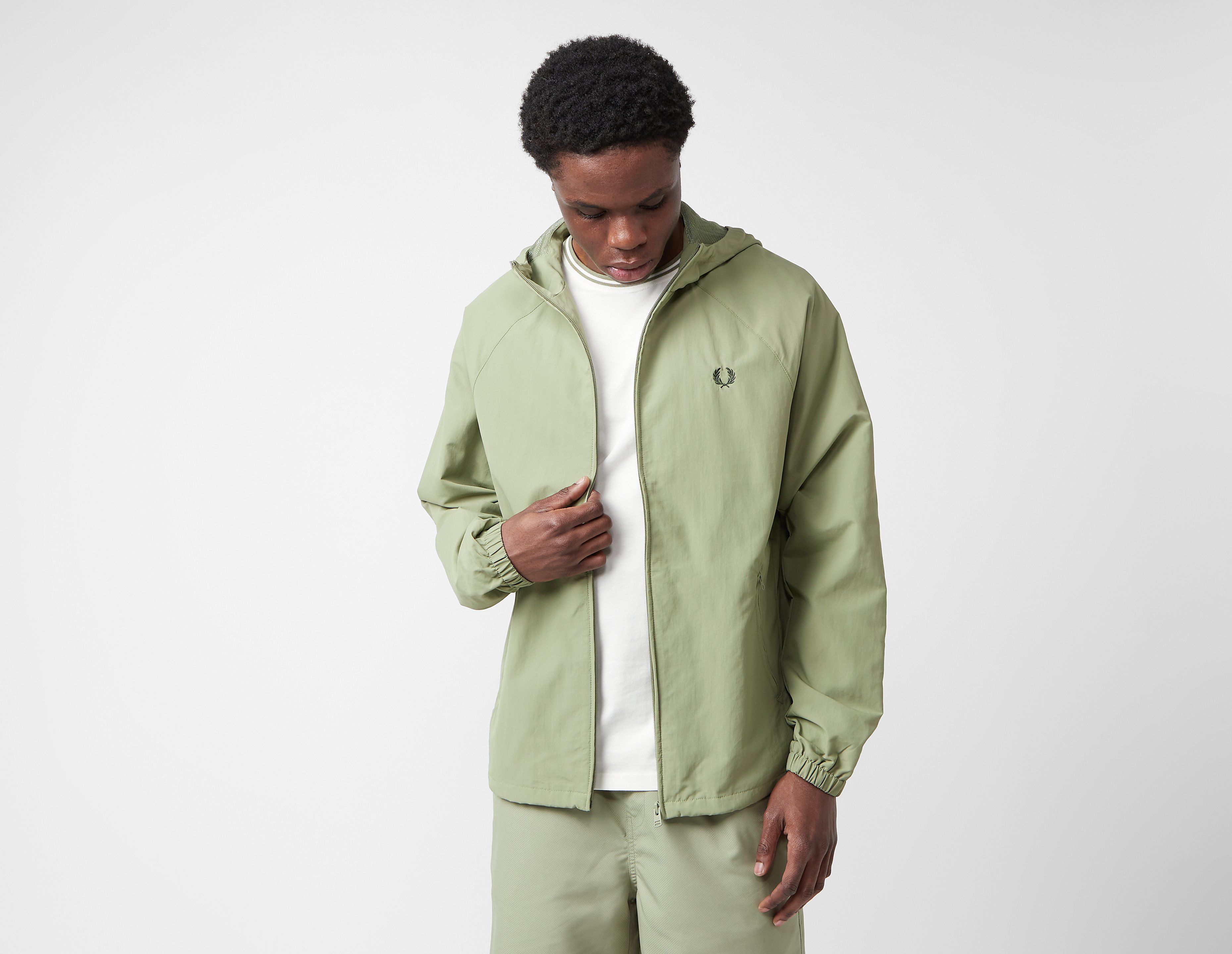Fred Perry Hooded Shell Jacket, Green