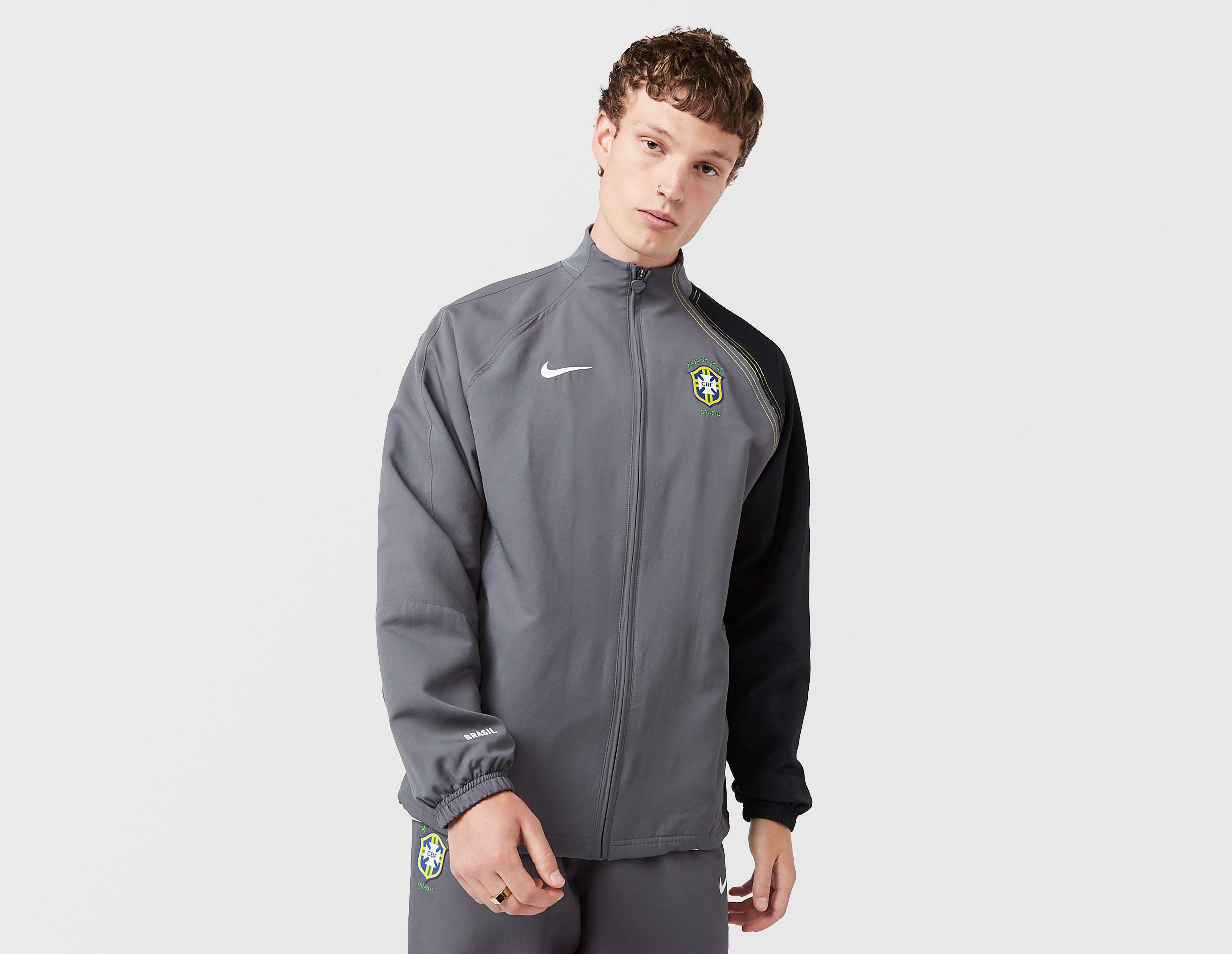 Nike Brazil 2004 Total 90 Reissue Track Top, Grey
