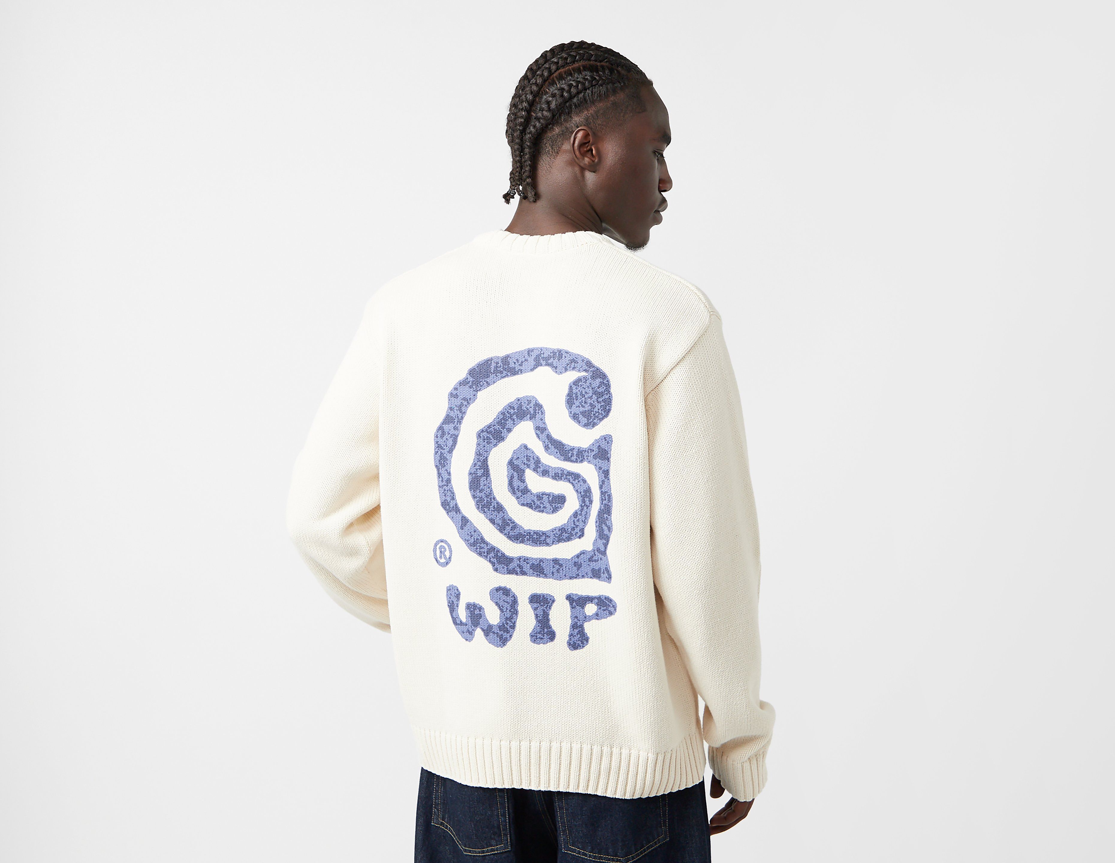 Carhartt WIP Helix Knit Sweatshirt, blanco