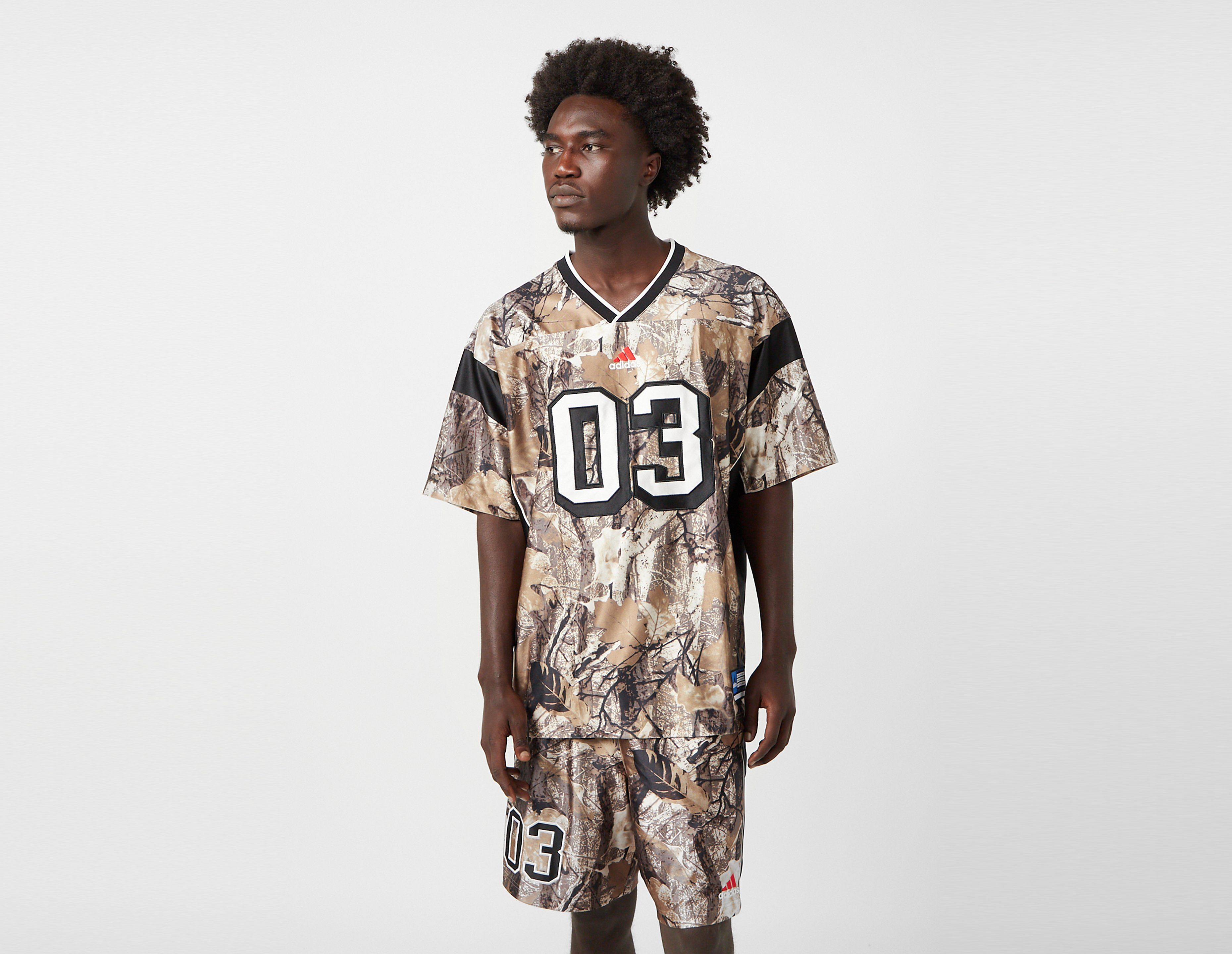 Adidas Originals Camo Football Jersey, Brown