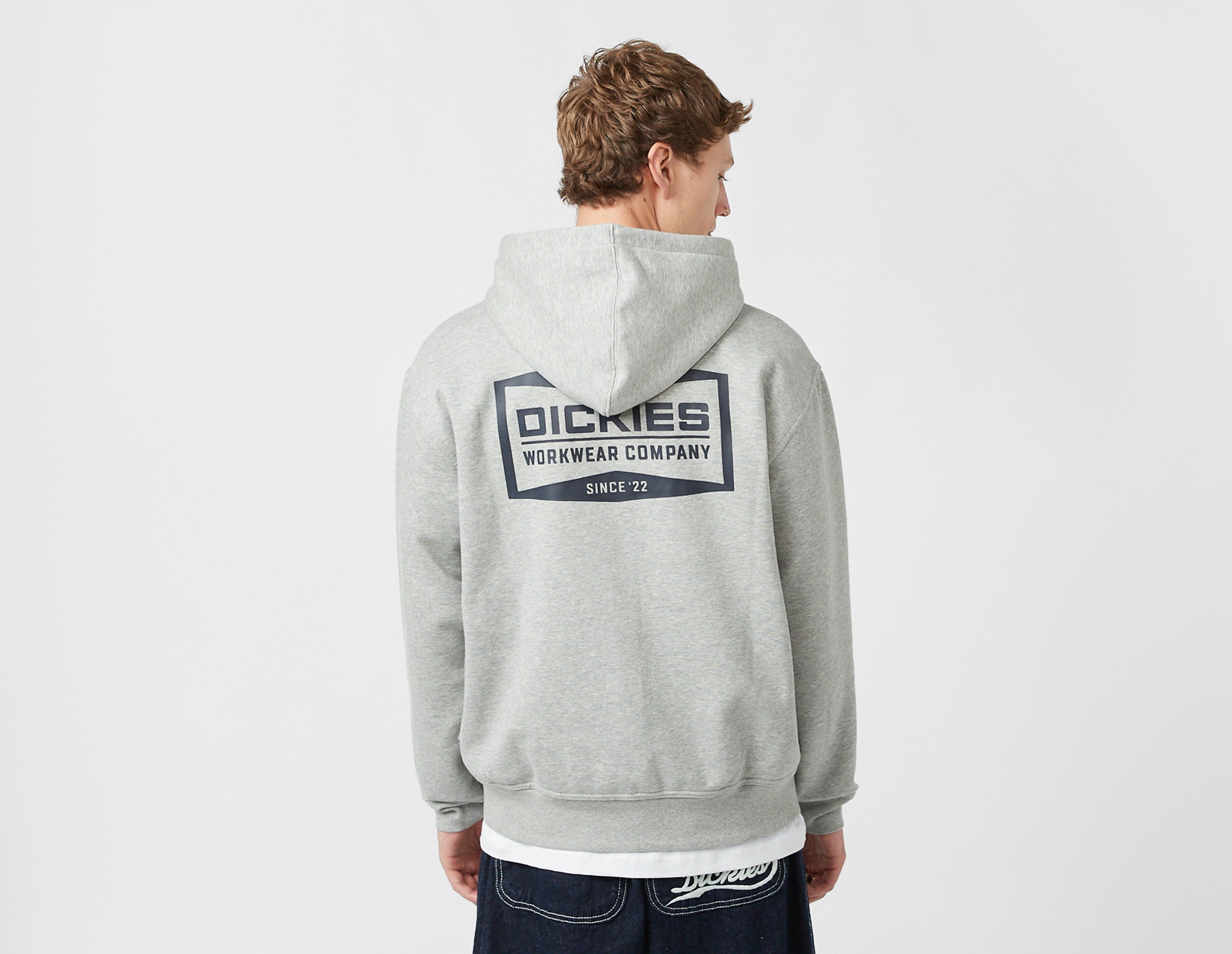 Dickies Bolivar Zip Hoodie, Grey