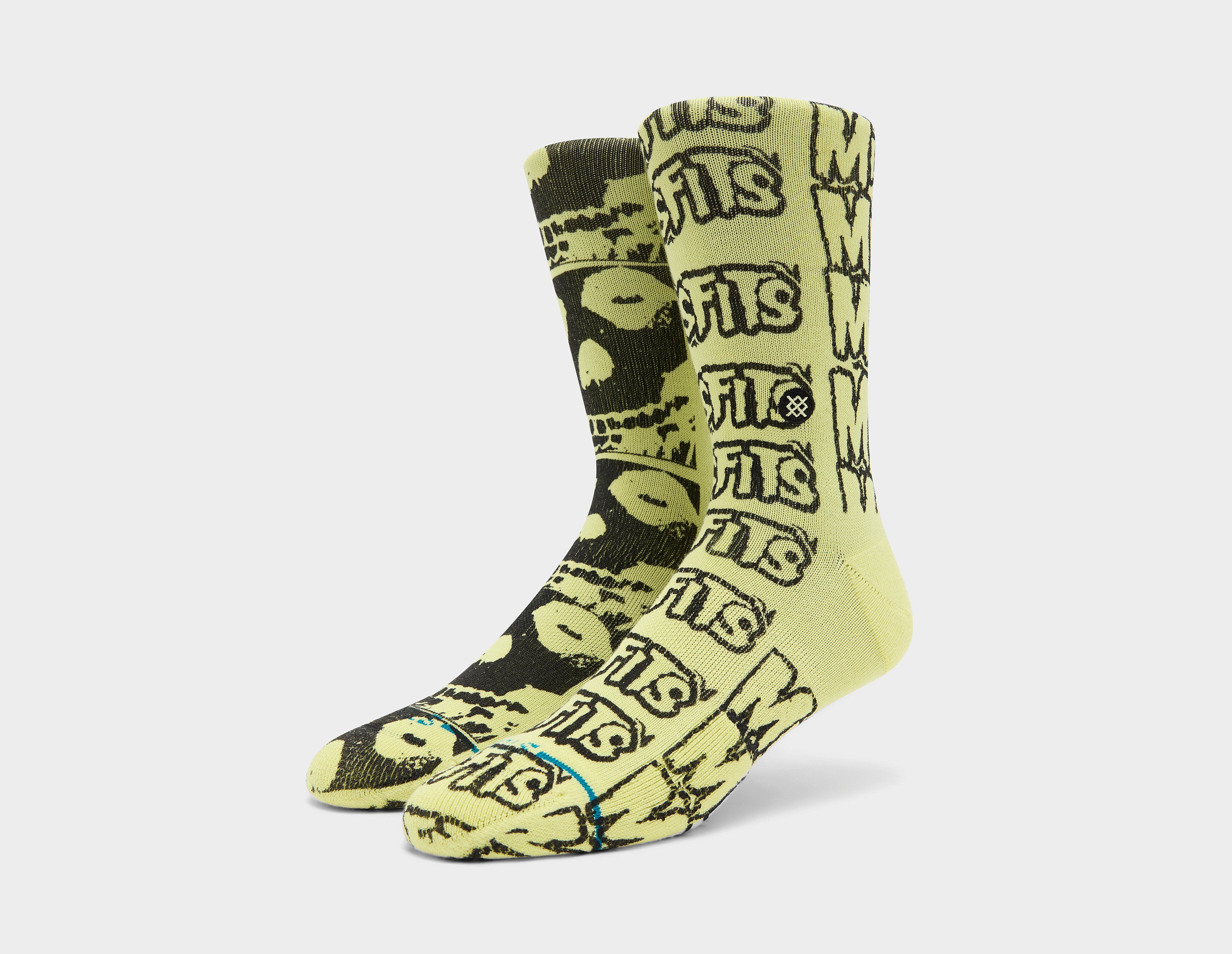 Stance Misfits Collection Crew Socks, amarillo